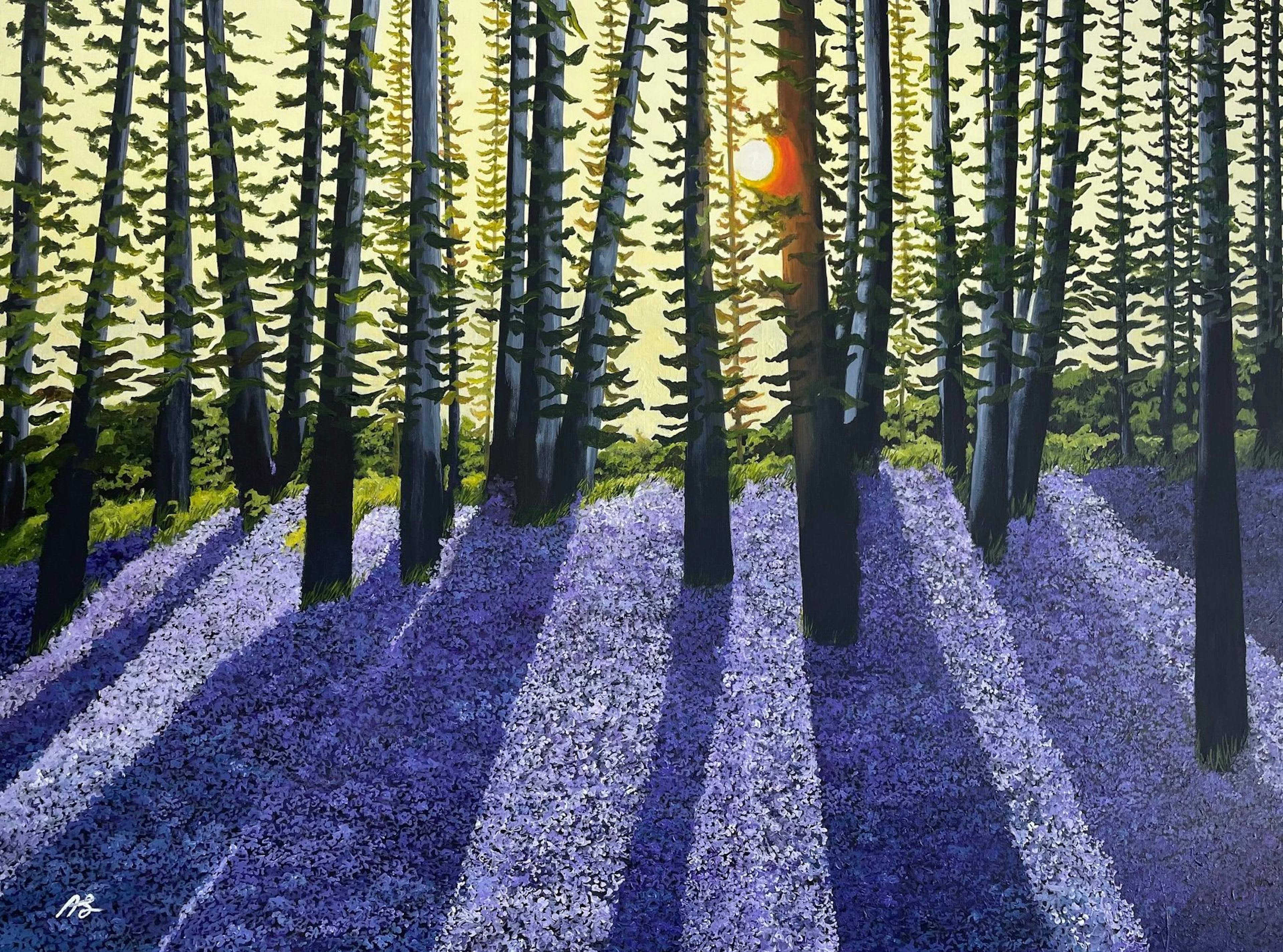 Purple Sunshine II - Anne Shaughnessy