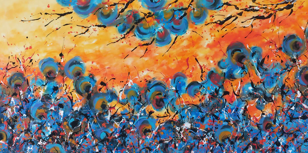 Sunset flowers by M.Y. - Max Yaskin