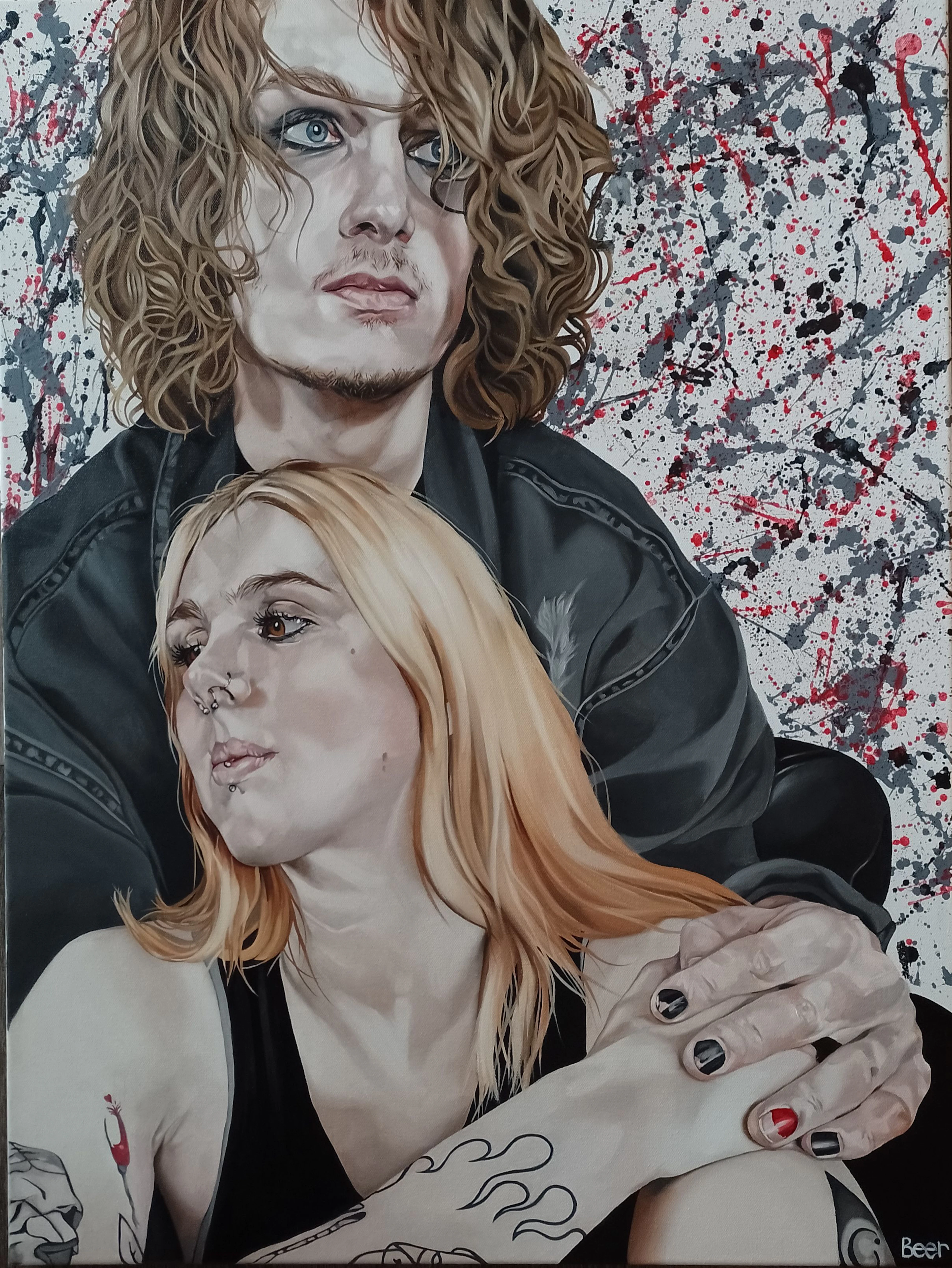 You Me and a Pollock vibe - jo beer
