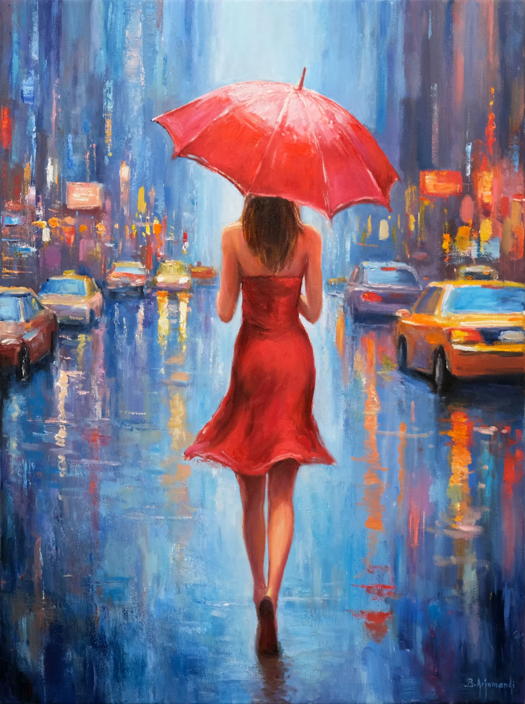 Rainy City Walk - Behshad Arjomandi