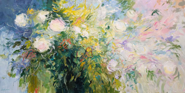 Blooming Through Spring Light - Behshad Arjomandi
