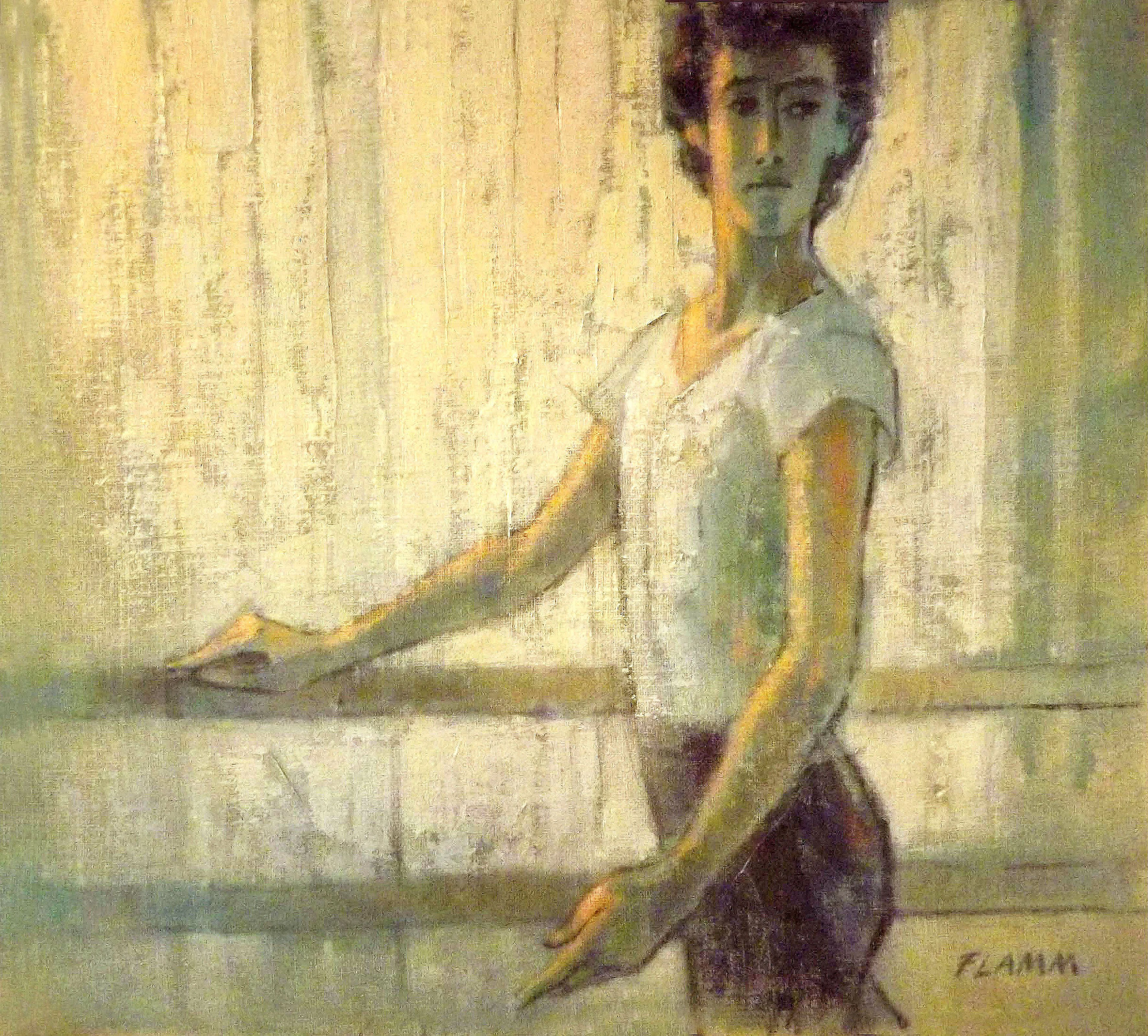 At the Window - Ferenc Flamm