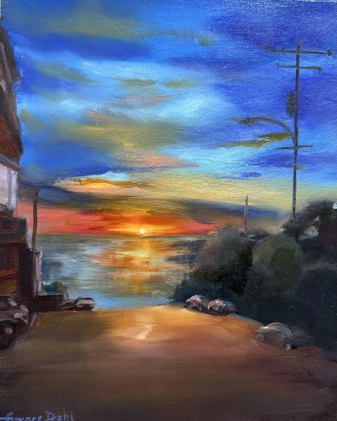 Sunset in Laguna - Grace Diehl