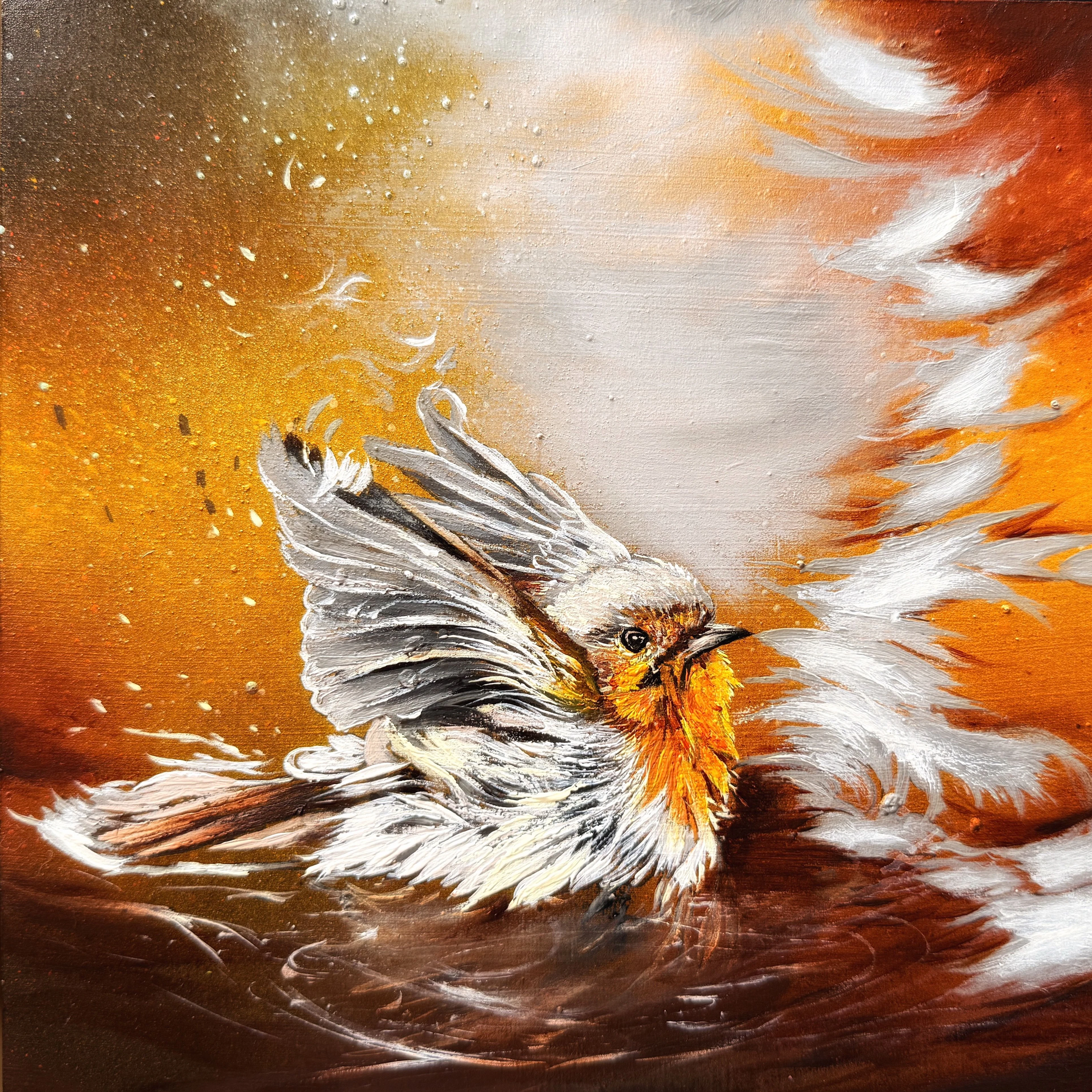 Bird #31 (robin) - Selene Art