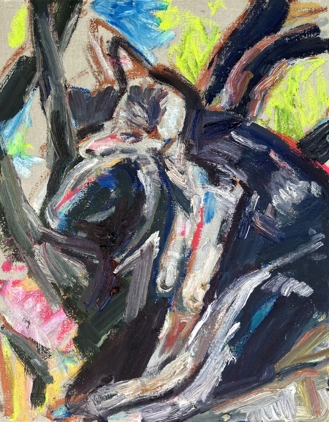 Kitten in fig tree #3 - John Kilduff