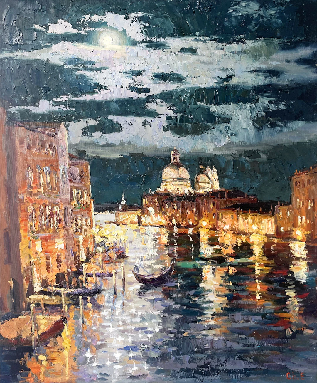 Night city - Evgeny Chernyakovsky