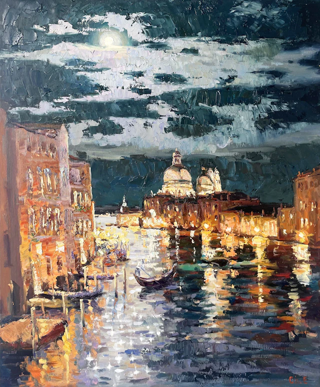 Night city - Evgeny Chernyakovsky
