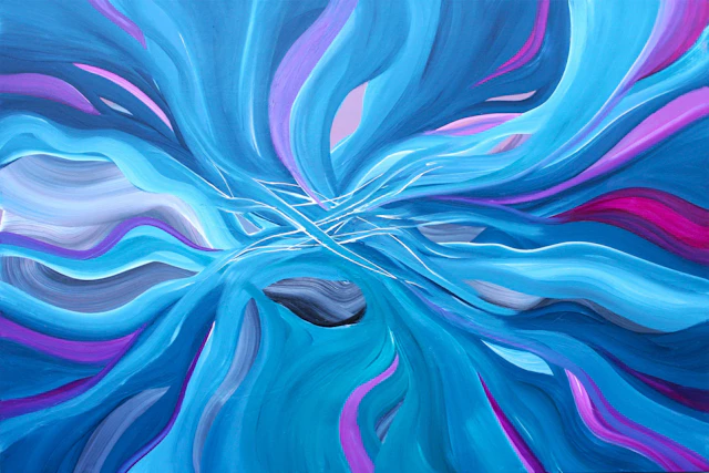 MIDNIGHT WHISPERS II 120 X 80 CM - Susan Wooler