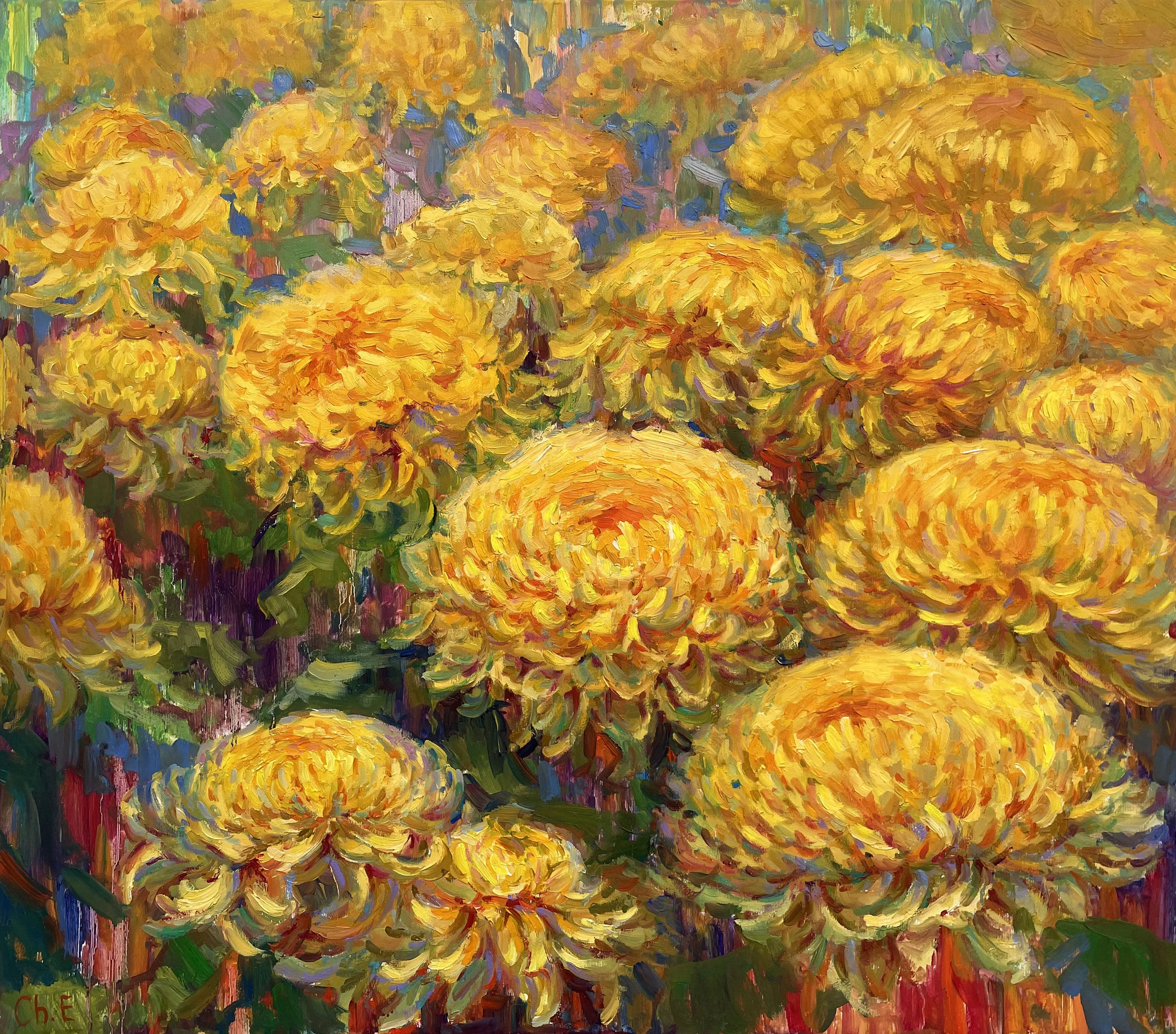 ""Bouquet of yellow flowers"" - Evgeny Chernyakovsky
