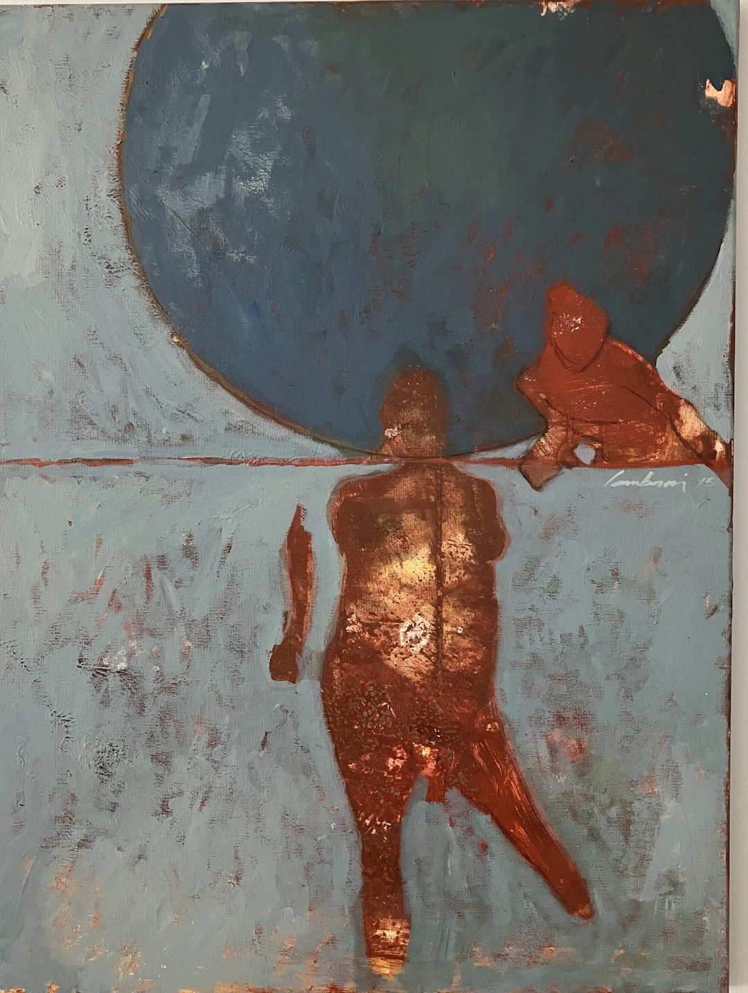 Original and Unique Painting by Lambarri. Observe - Lambarri Lambarri