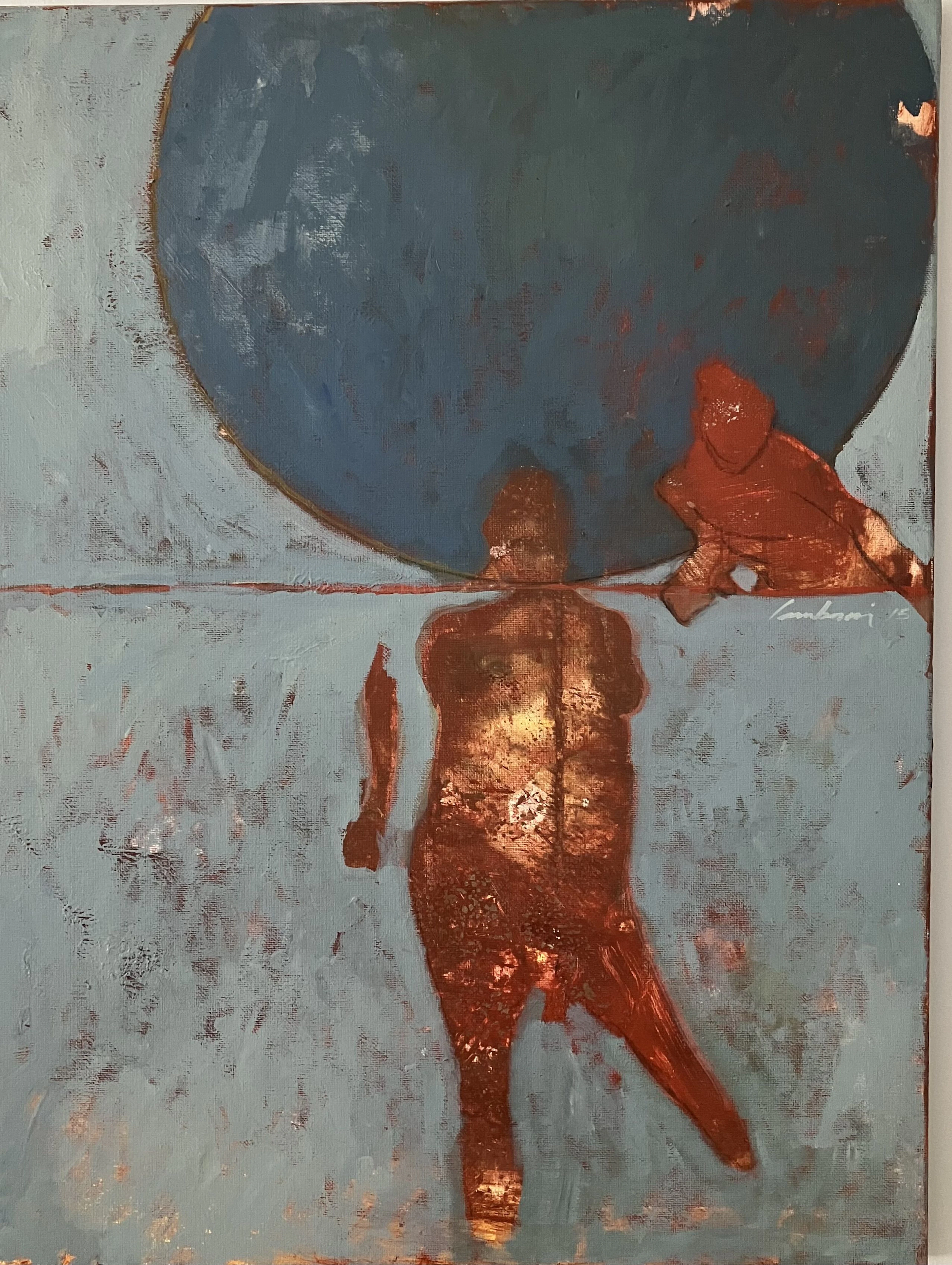 Original and Unique Painting by Lambarri. Observe - Lambarri Lambarri