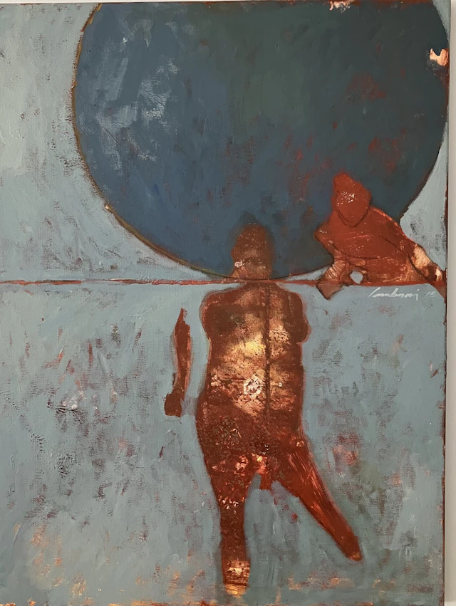 Original and Unique Painting by Lambarri. Observe - Lambarri Lambarri
