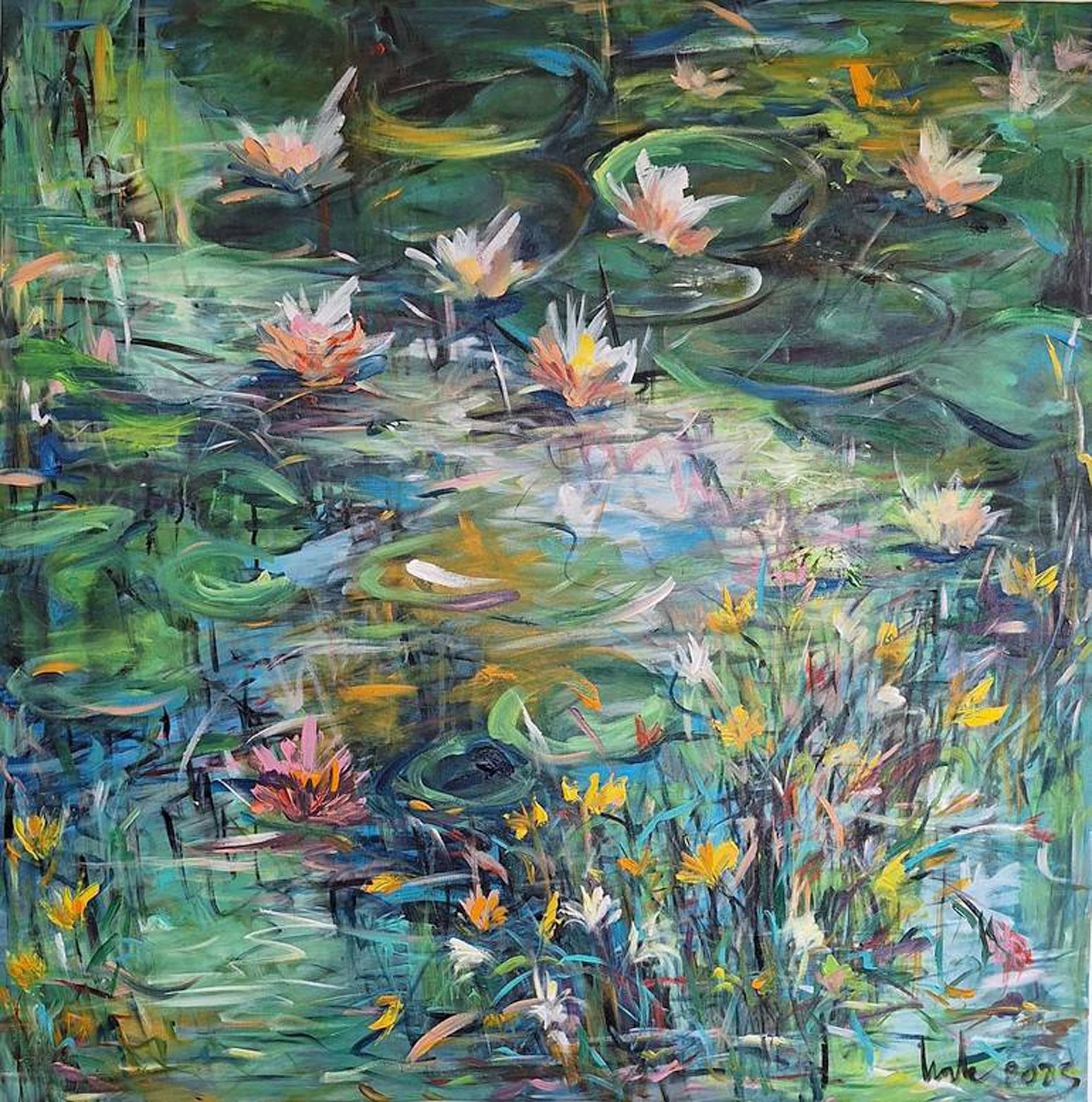 blooming in the lake - LE HAI LINH