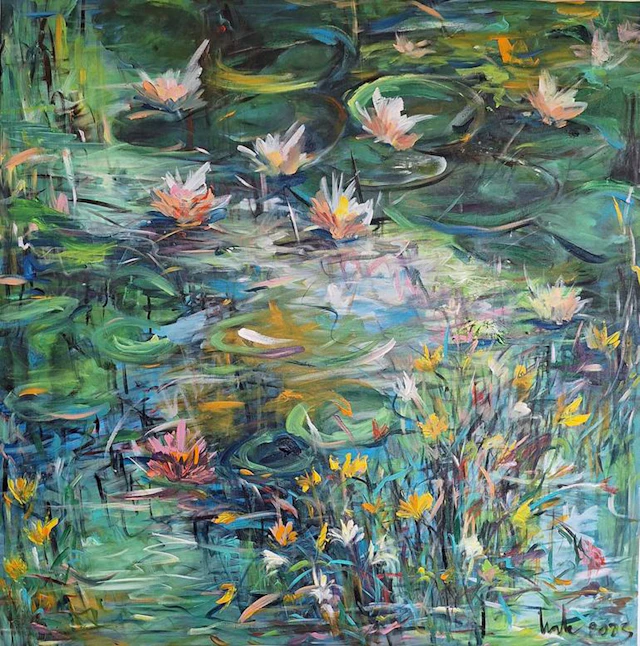 blooming in the lake - LE HAI LINH