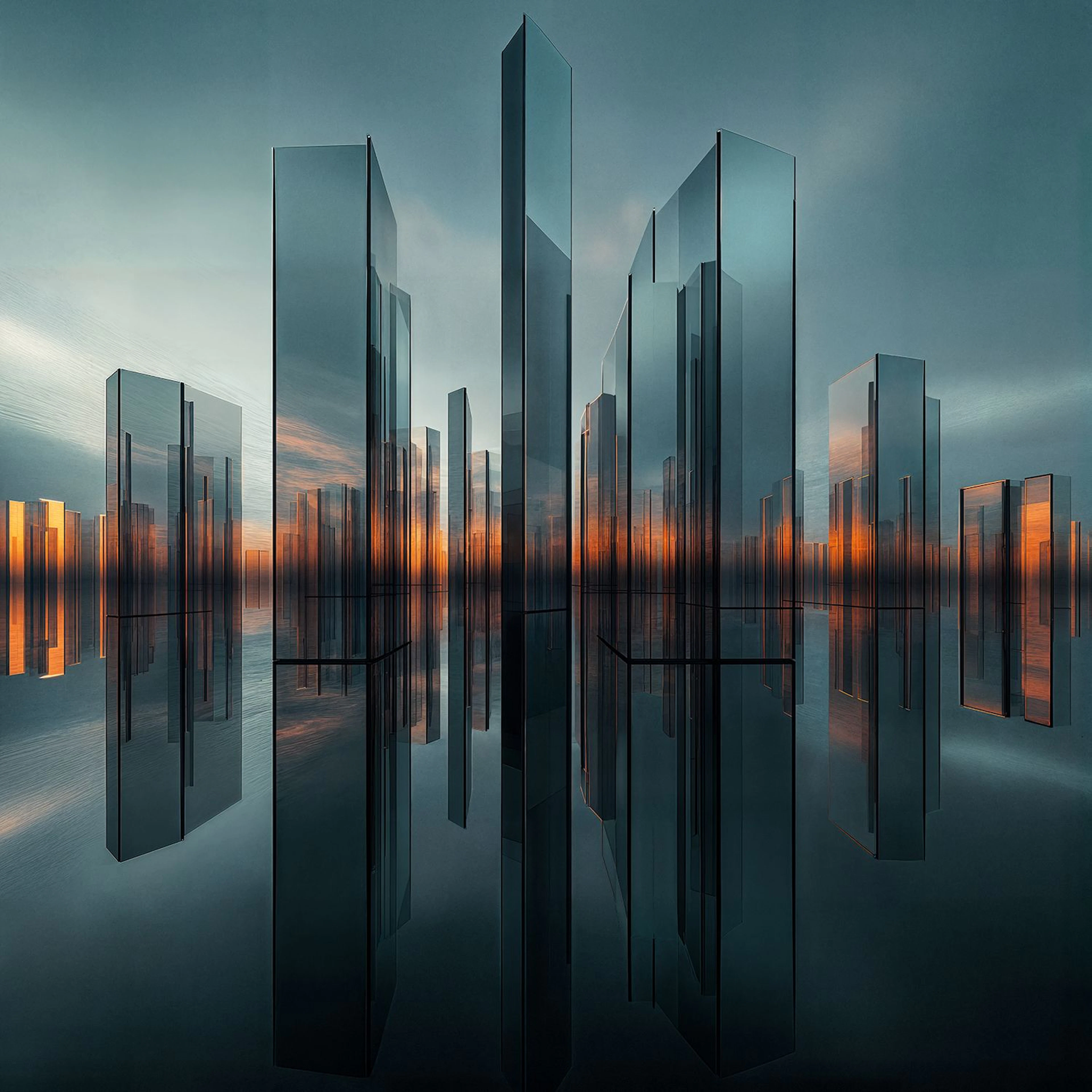 Metropolis Reflection - Michael Filonow