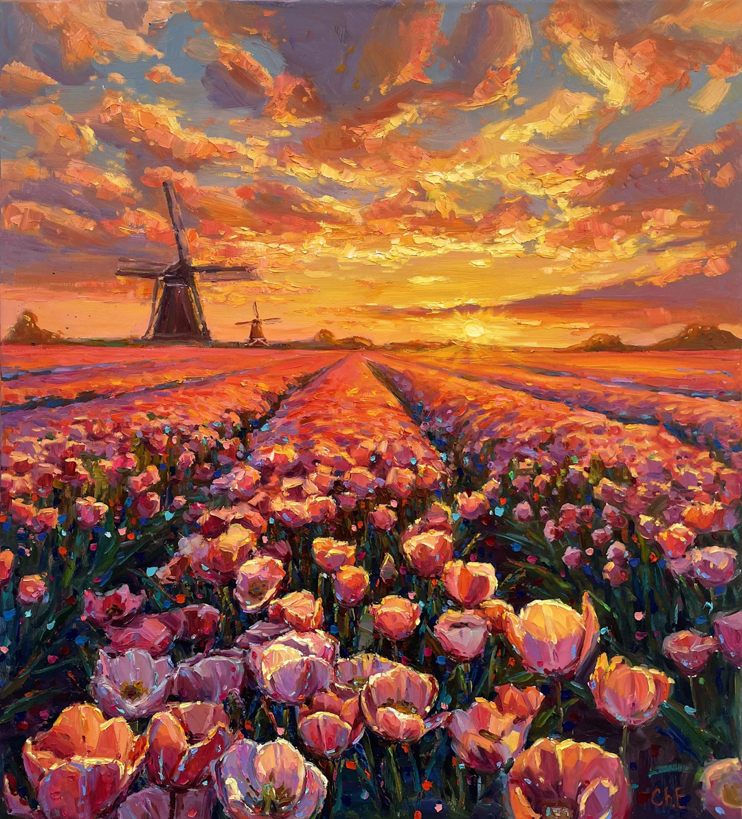 ""Tulips"" - Evgeny Chernyakovsky
