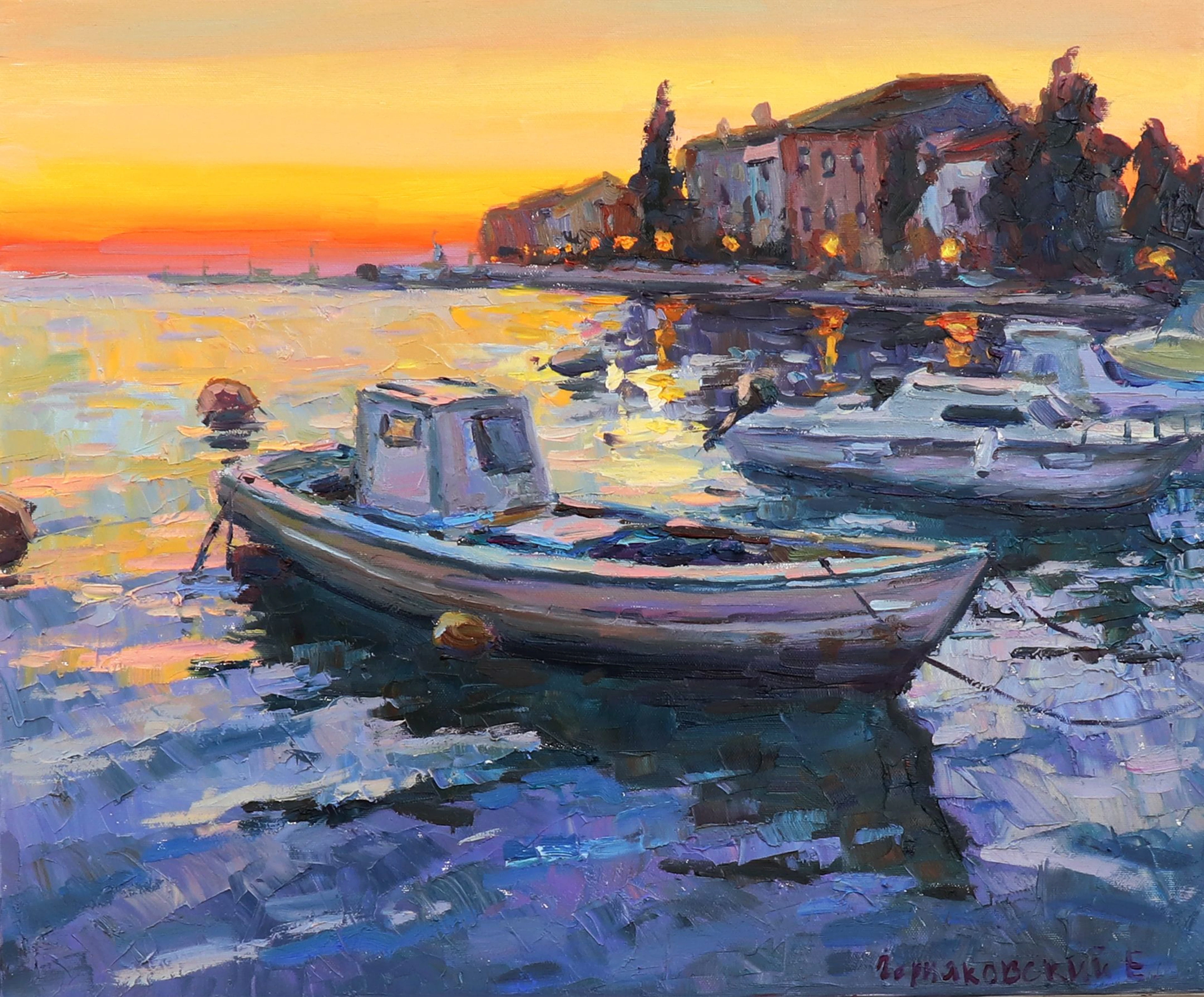 Boat - Evgeny Chernyakovsky