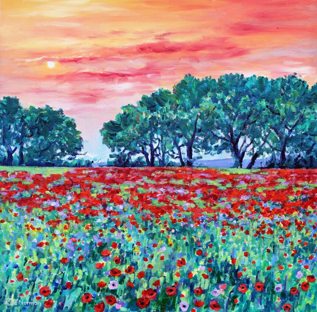 Evening Poppies - Zoe Elizabeth Norman