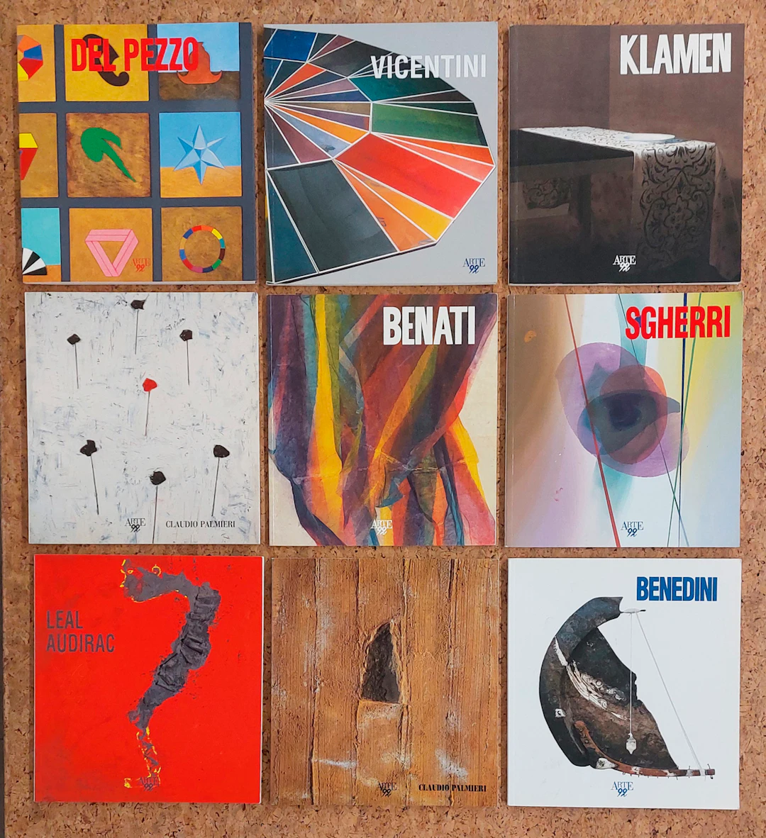 GALLERIA ARTE 92, MILANO - Lotto unico di 9 cataloghi editi dalla Galleria