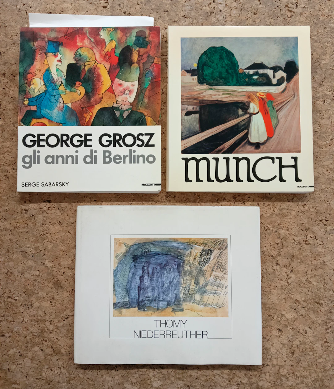 EDVARD MUNCH, THOMY NIEDERREUTHER E GEORGE GROSZ - Lotto unico di 3 cataloghi