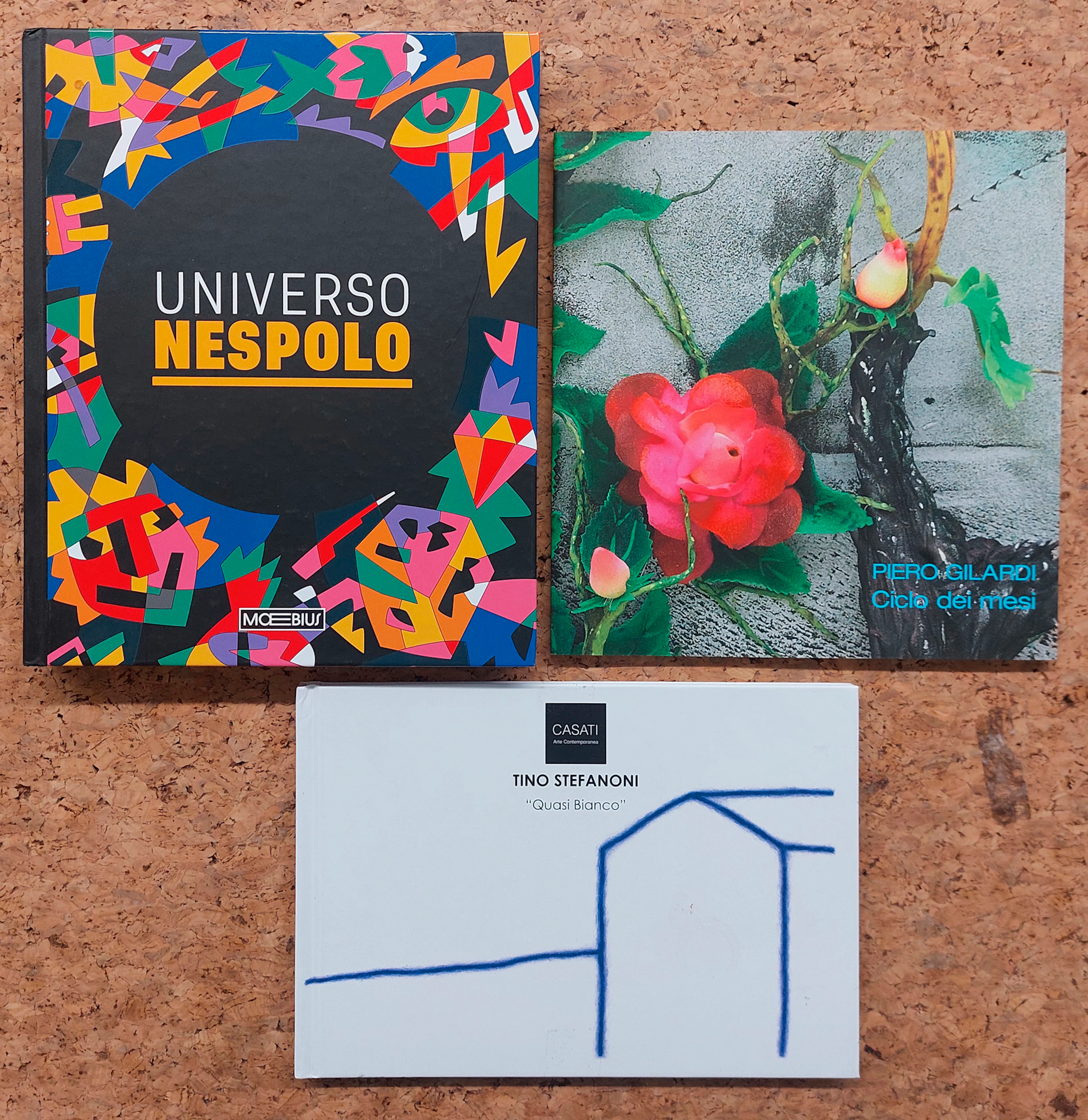 TINO STEFANONI, PIERO GILARDI E UGO NESPOLO - Lotto unico di 3 cataloghi