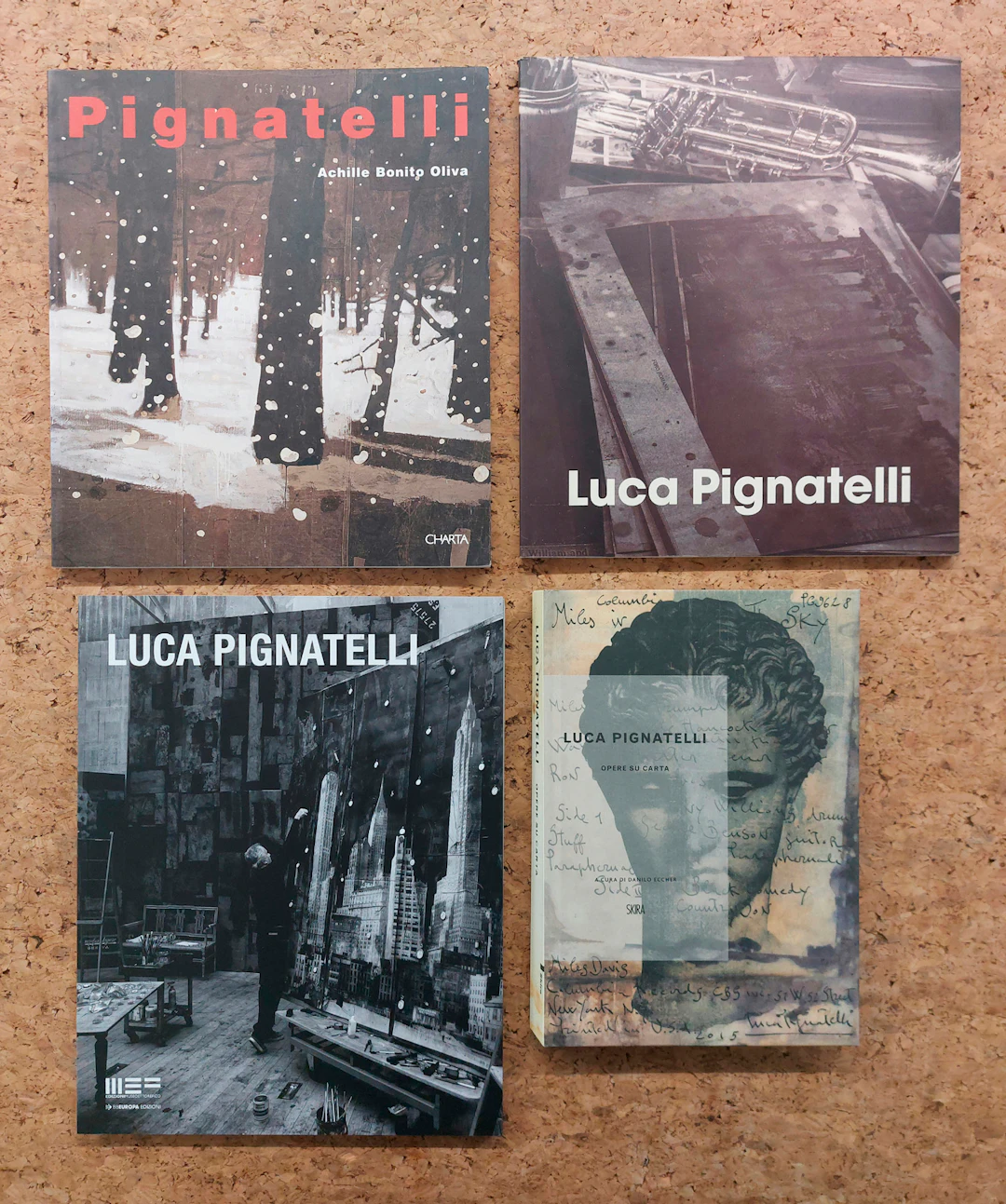 LUCA PIGNATELLI - Lotto unico di 4 cataloghi