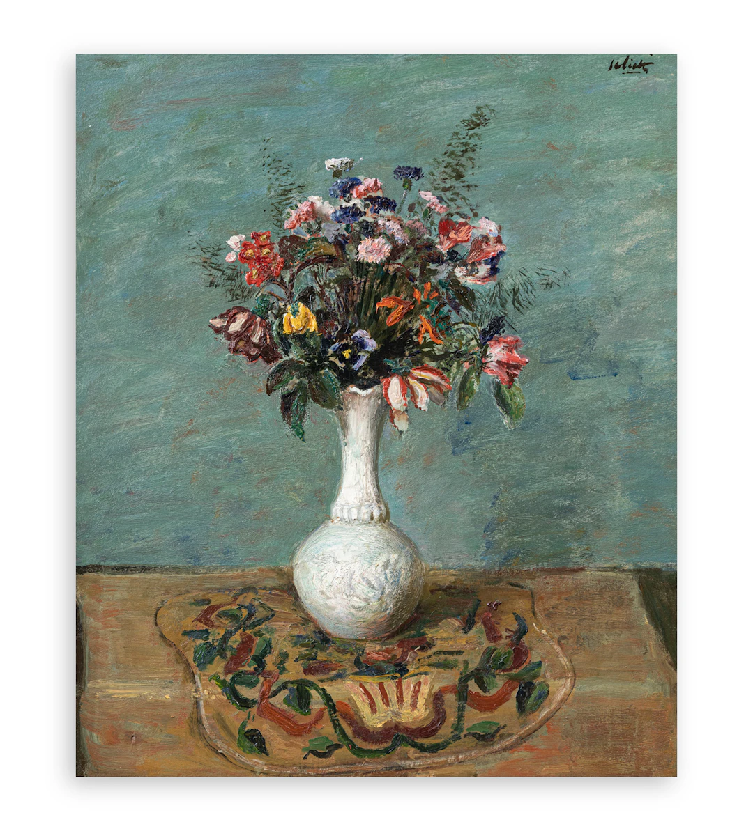 ALBERTO SALIETTI (1892-1961) - Senza Titolo (Fiori)