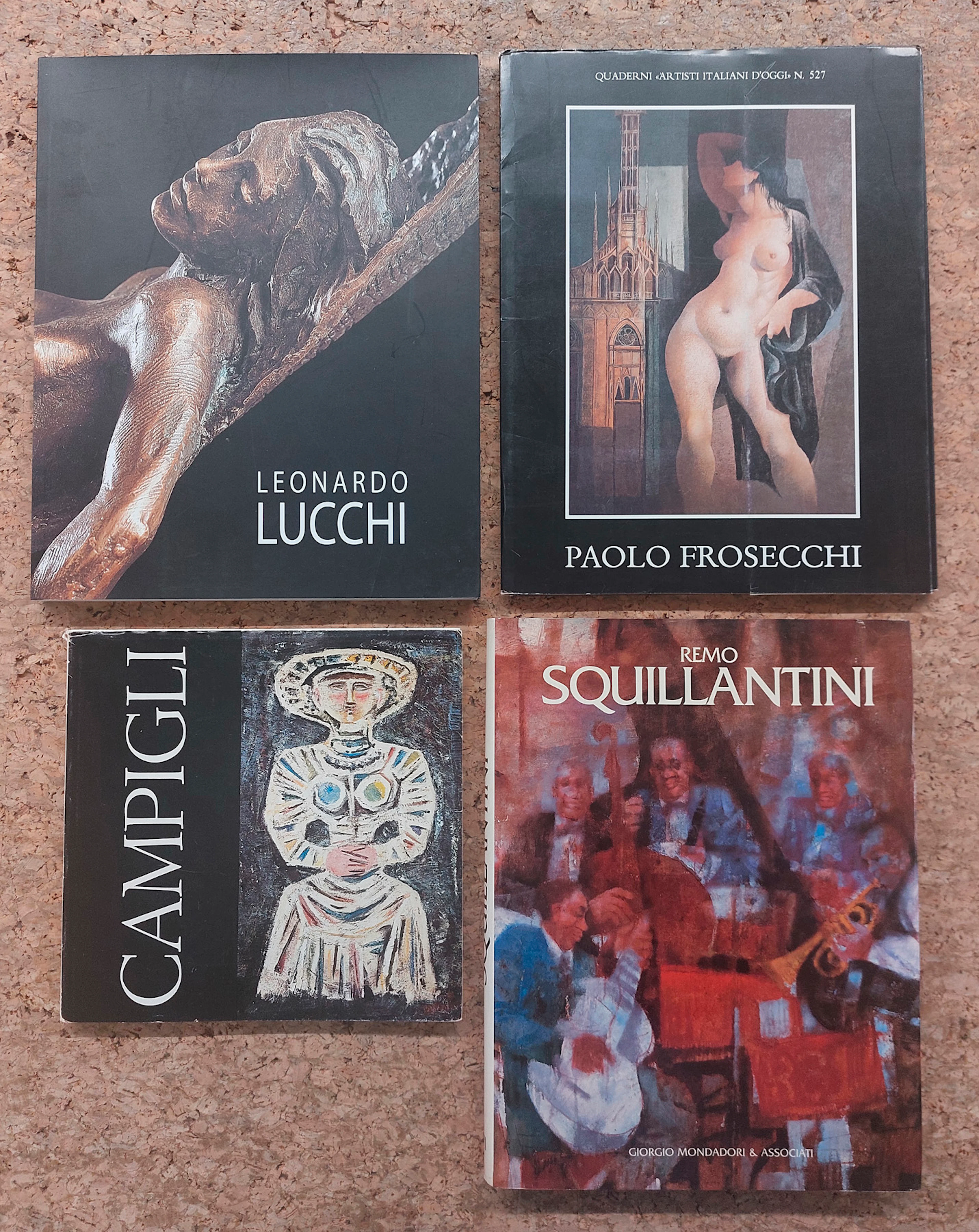 PITTURA E SCULTURA FIGURATIVA ITALIANA - Lotto unico di 4 cataloghi