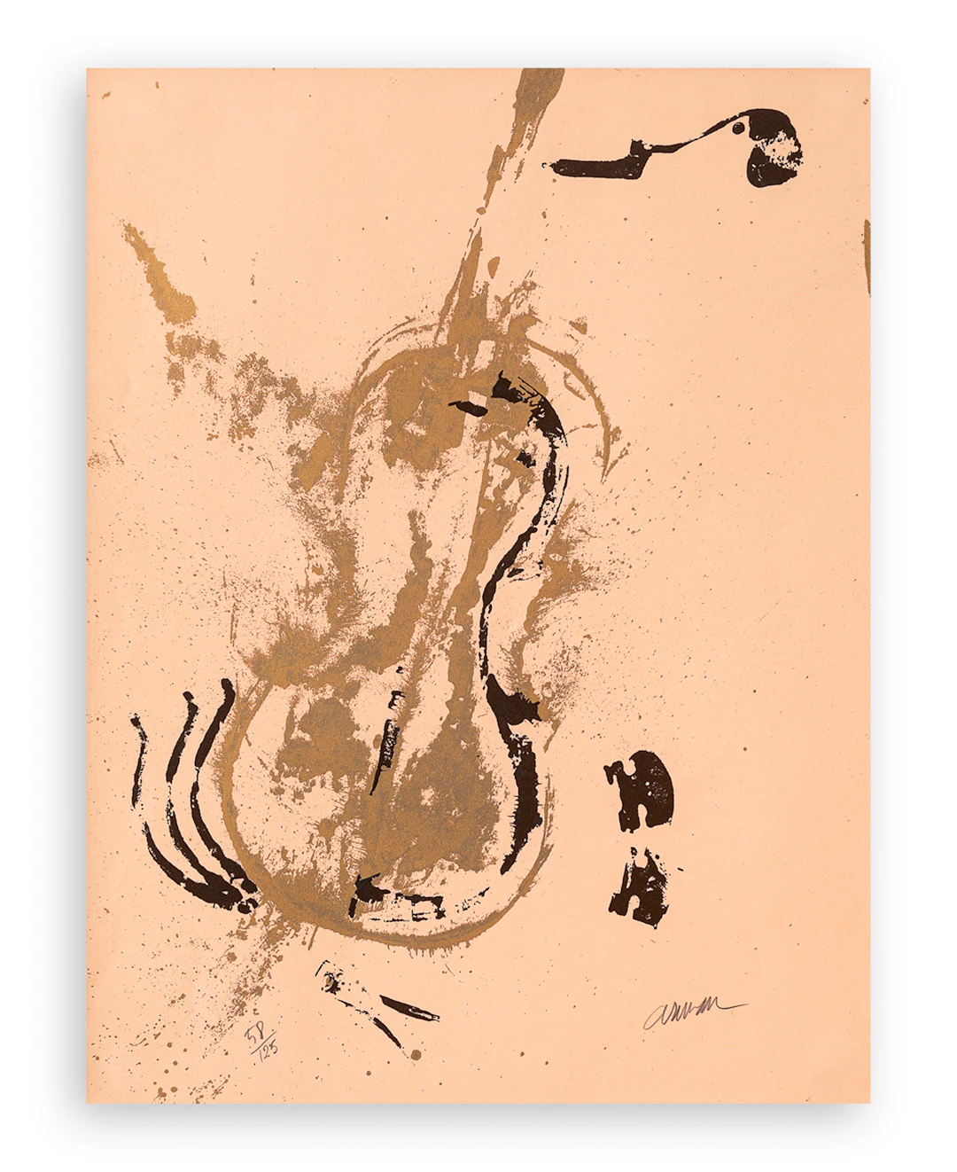 FERNANDEZ ARMAN (1928-2005) - Suite for violin, 1973