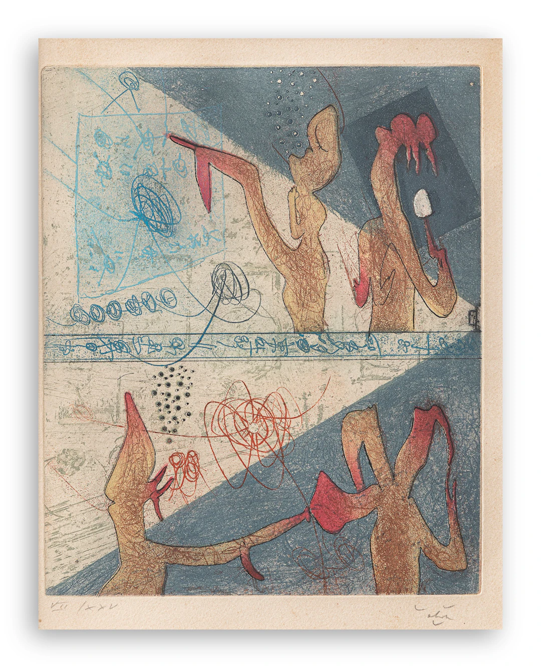 ROBERTO SEBASTIAN MATTA (1911-2002) - Pan-kinorama, 1971