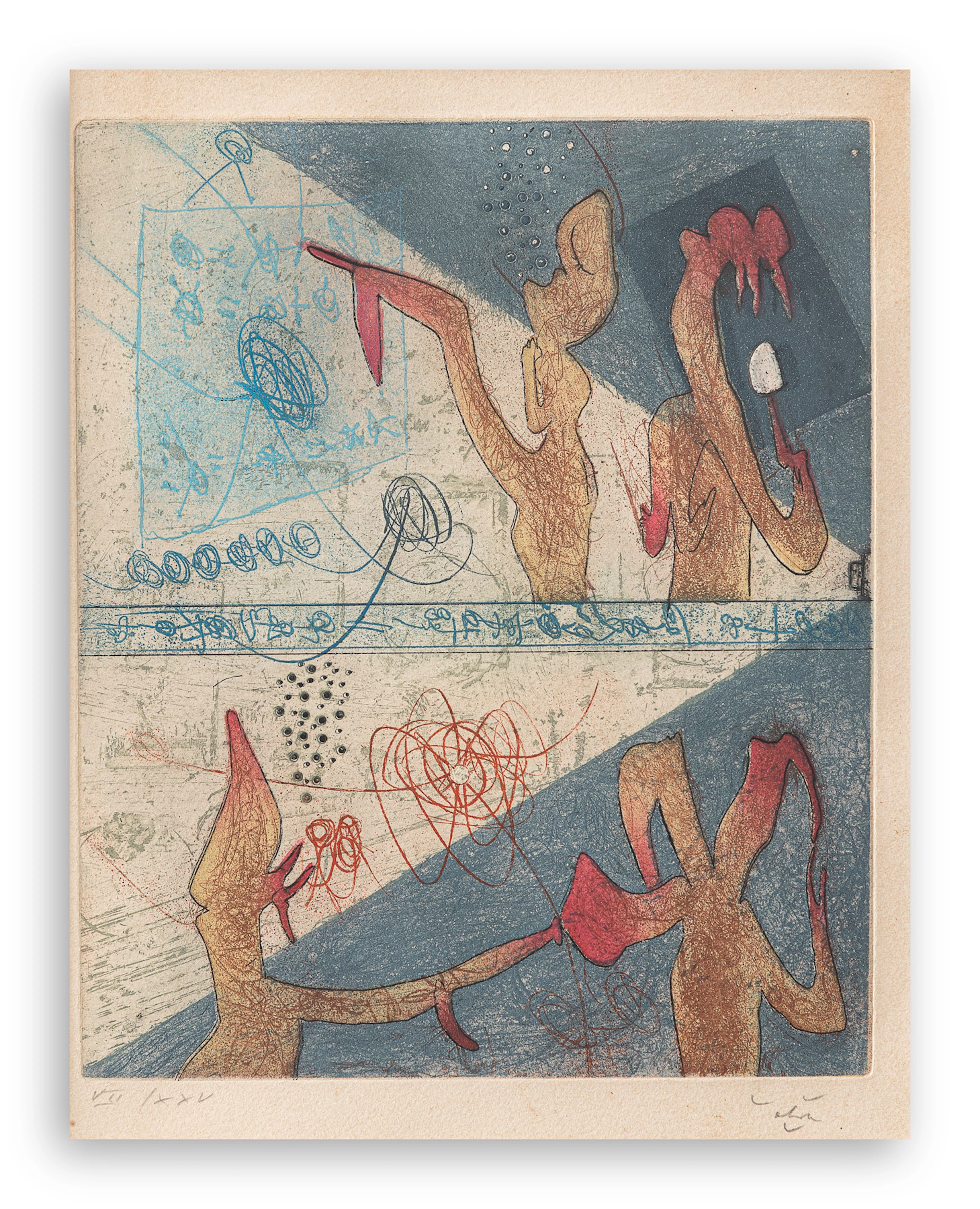 ROBERTO SEBASTIAN MATTA (1911-2002) - Pan-kinorama, 1971