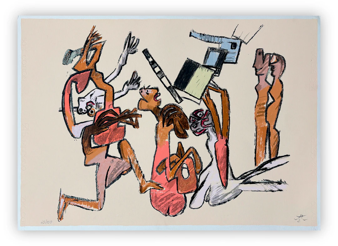 ROBERTO SEBASTIAN MATTA (1911-2002) - Senza Titolo (Le figure)