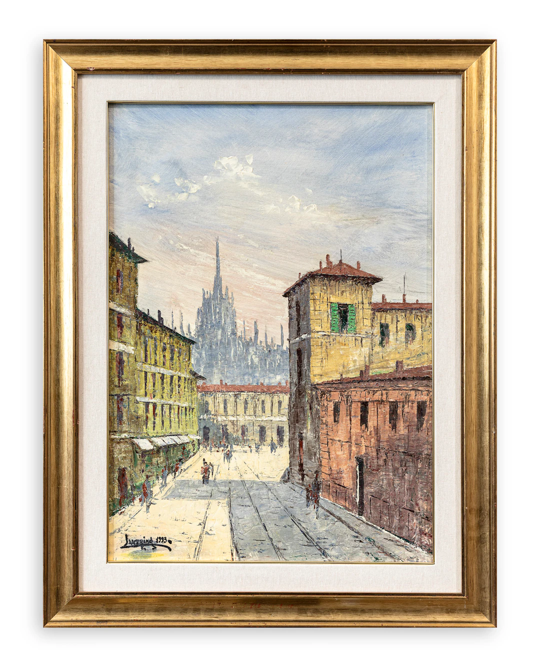 LUCIANO LUTRING (1937-2013) - Vecchia Milano, 1993
