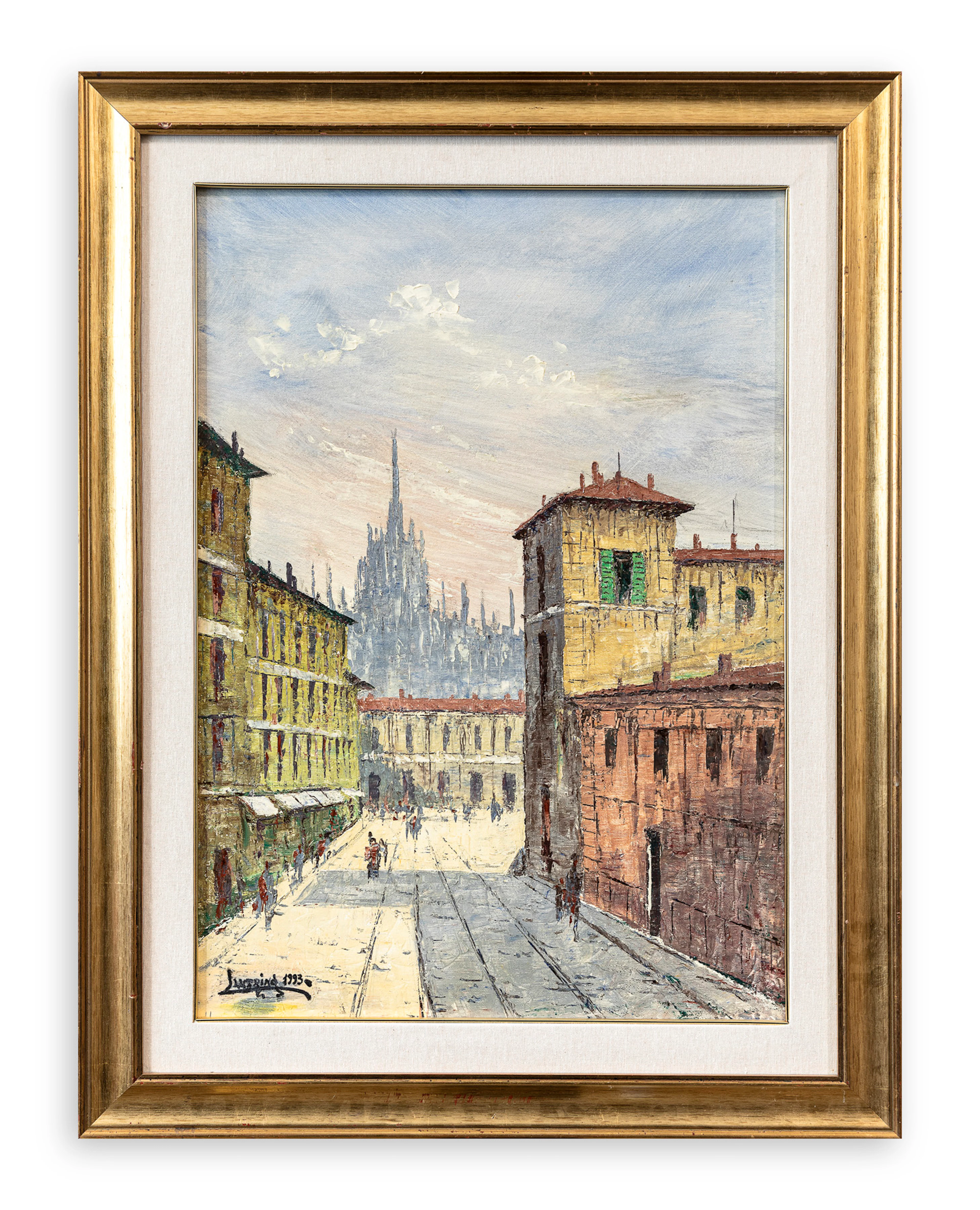 LUCIANO LUTRING (1937-2013) - Vecchia Milano, 1993