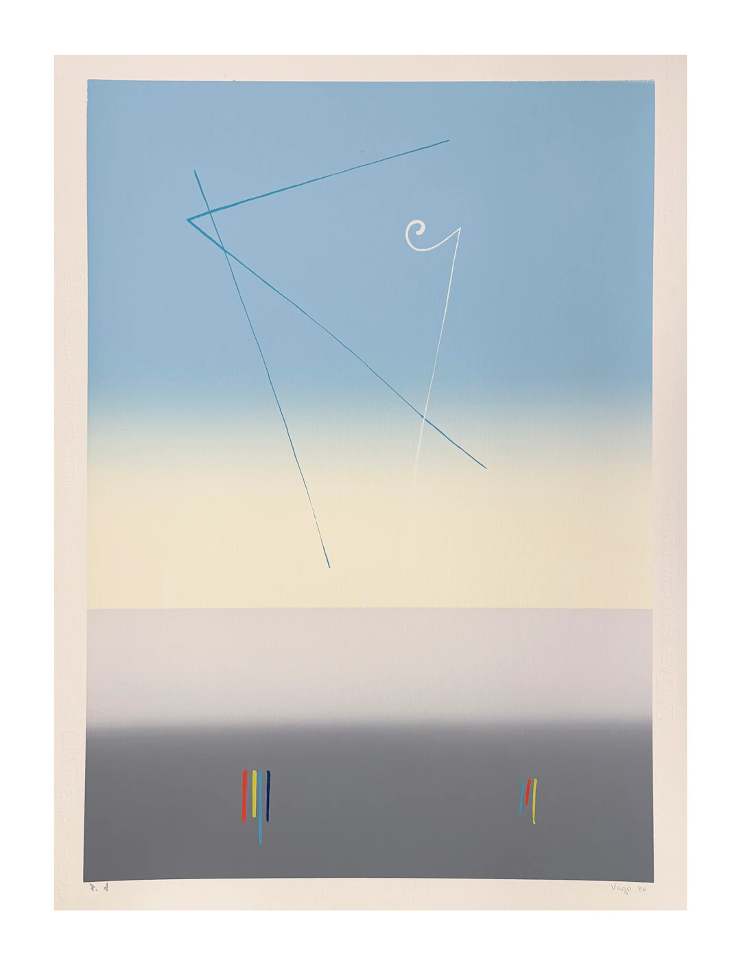 VALENTINO VAGO (1931-2018) - Senza Titolo, 1986