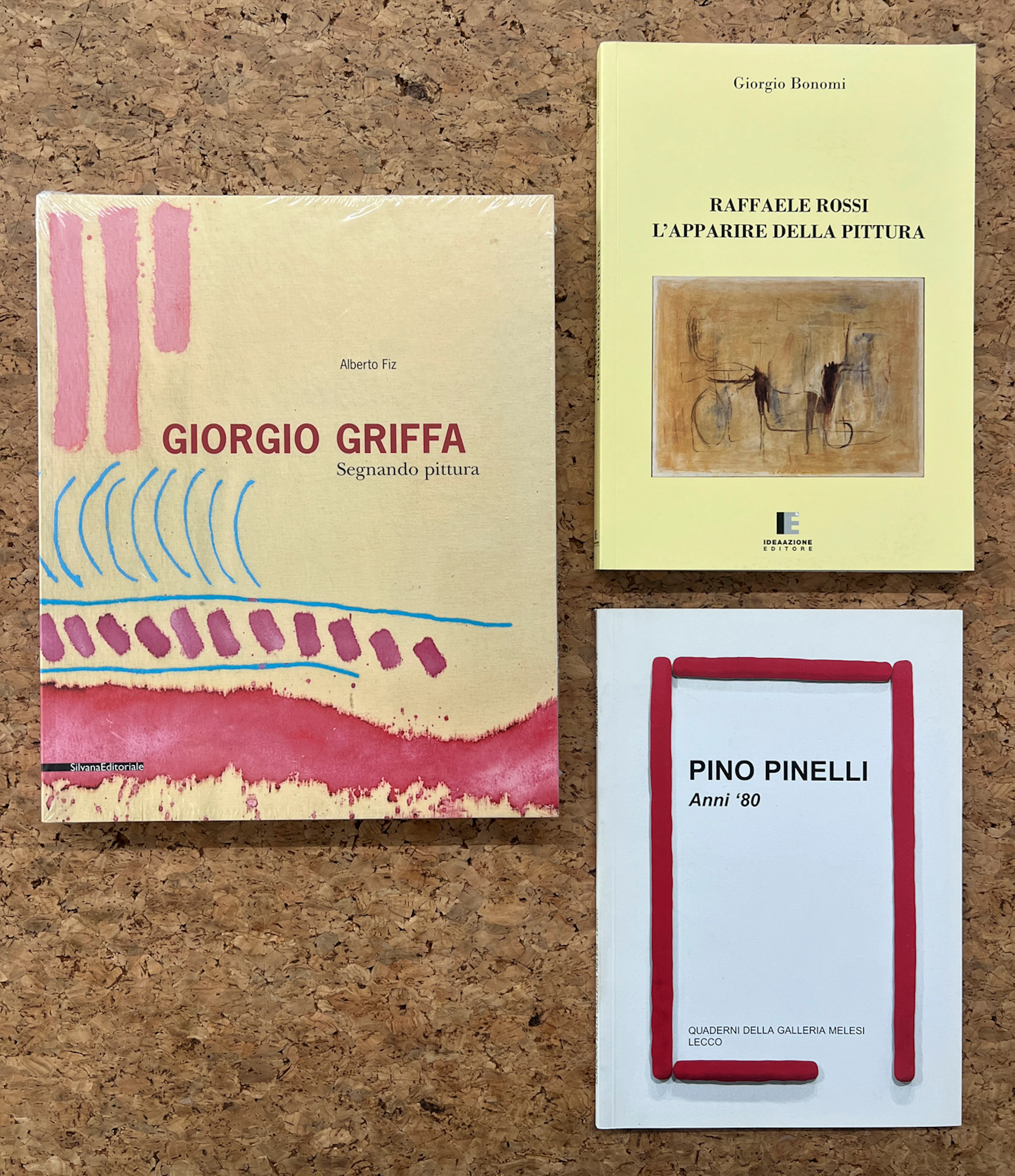 GIORGIO GRIFFA, PINO PINELLI E RAFFAELE ROSSI - Lotto unico di 3 cataloghi