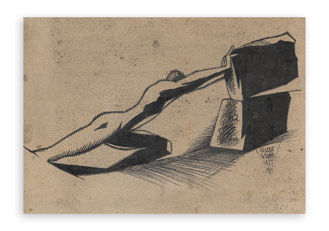 CESARE GOBBO (1899-1981) - Senza Titolo, 1927