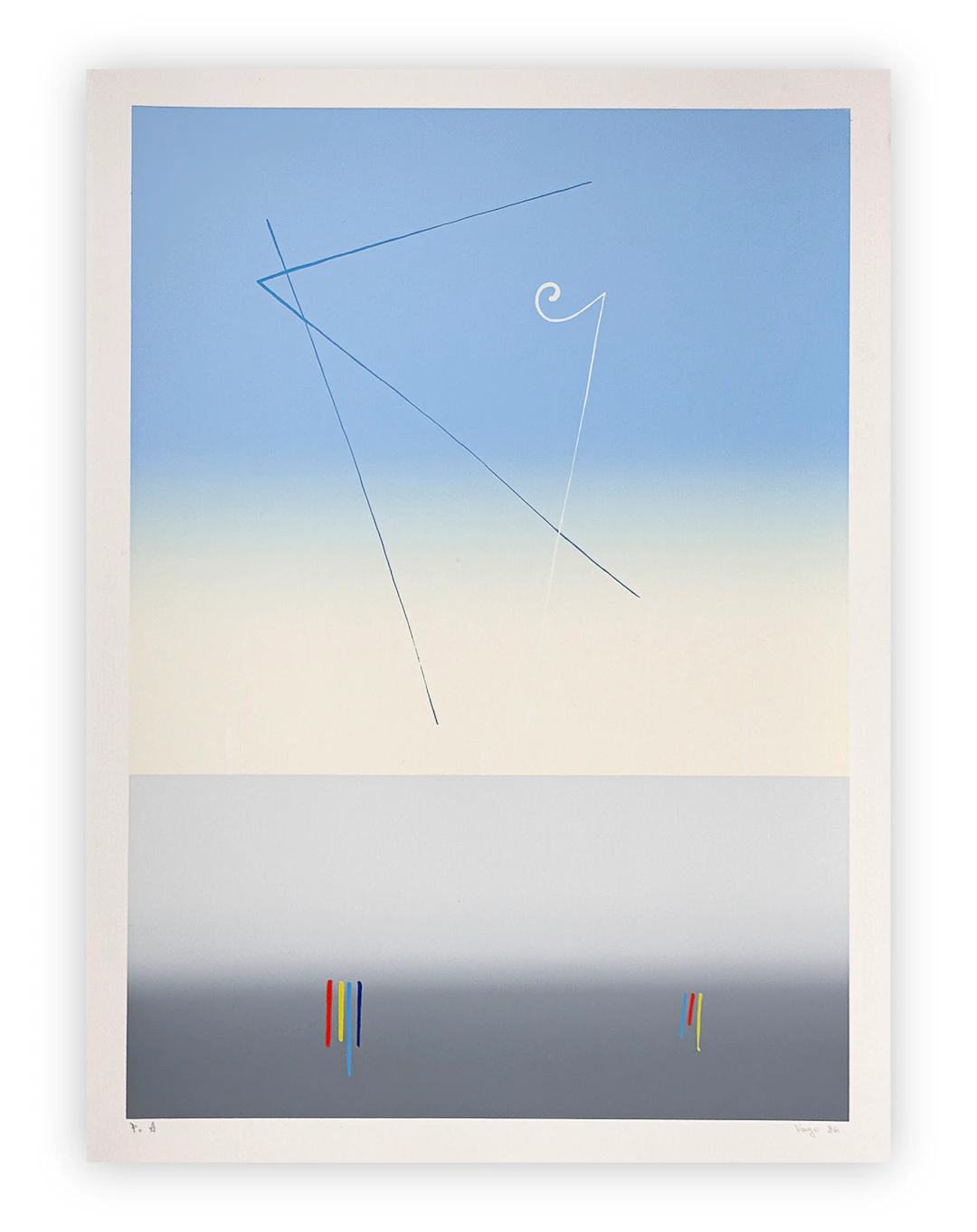 VALENTINO VAGO (1931-2018) - Senza Titolo, 1986