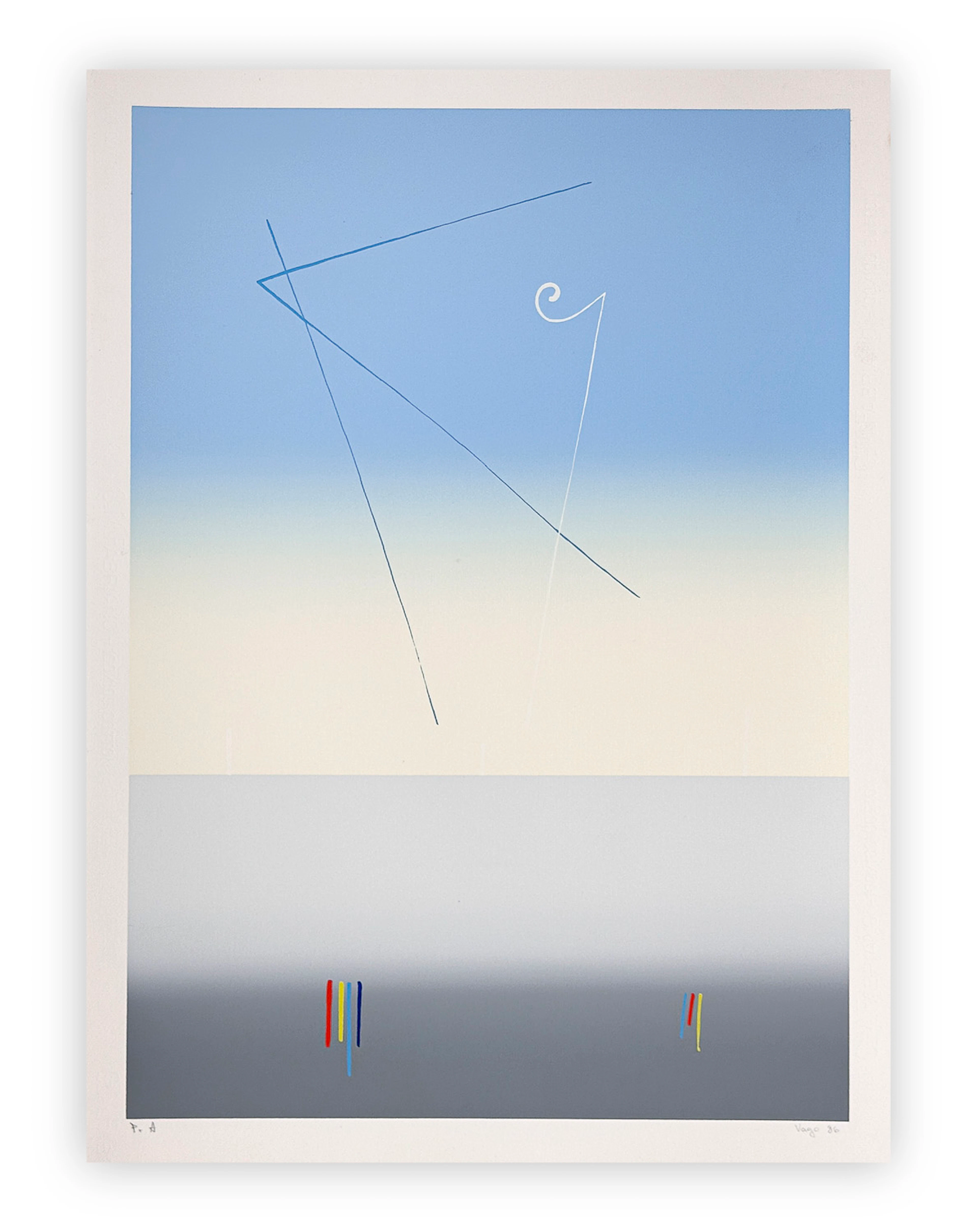 VALENTINO VAGO (1931-2018) - Senza Titolo, 1986