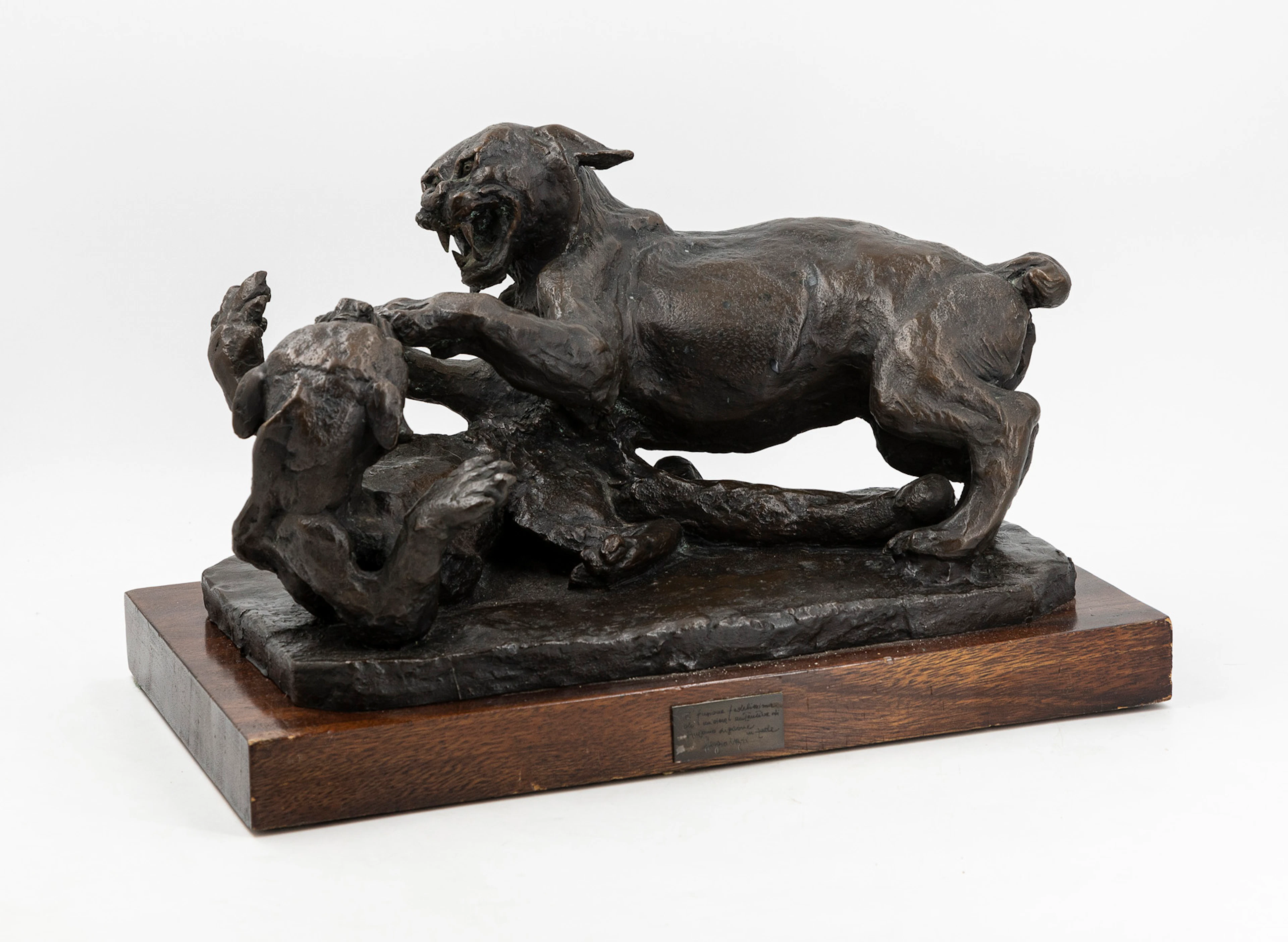 ANTONIO LIGABUE (1899-1965) - Animali in lotta