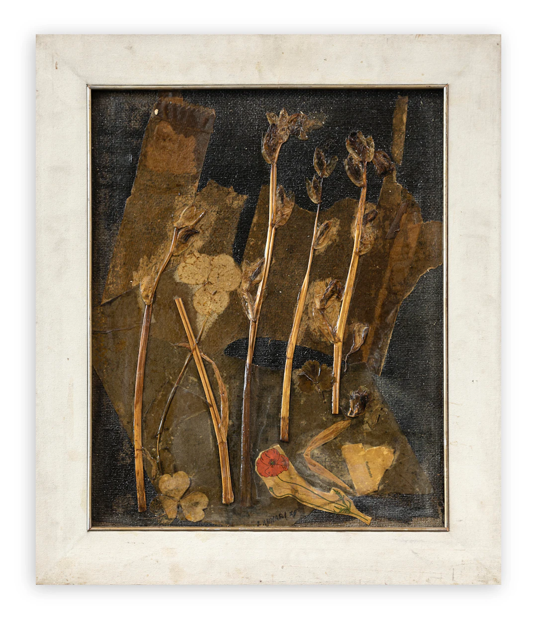 FRANCO ASINARI (1916-2007) - Composizione con fiori appassiti, 1975