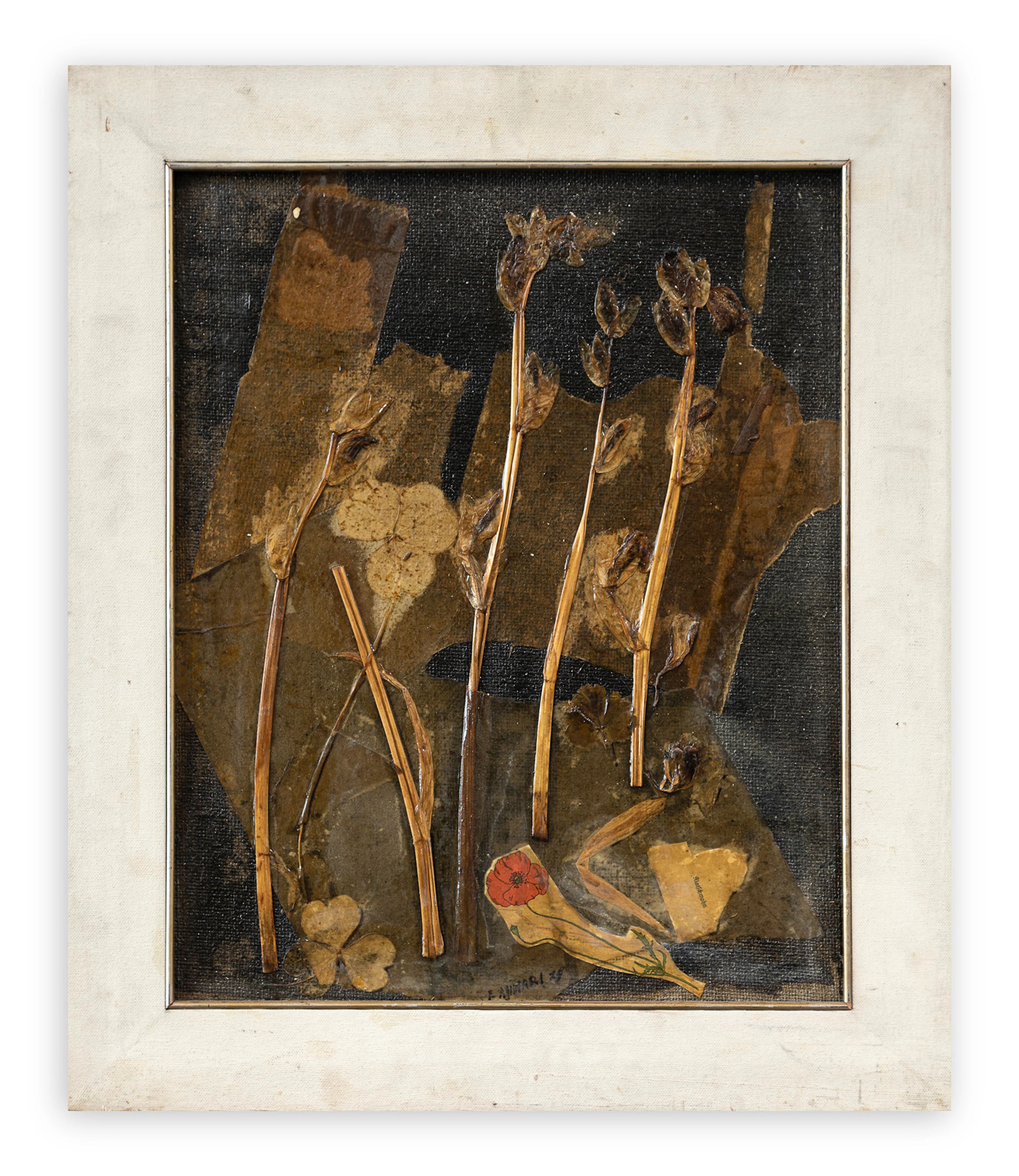 FRANCO ASINARI (1916-2007) - Composizione con fiori appassiti, 1975