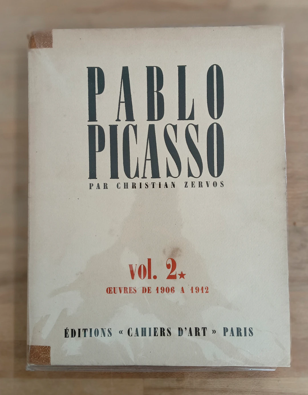 PABLO PICASSO - Pablo Picasso par Christian Zervos. Catalogue Raisonné