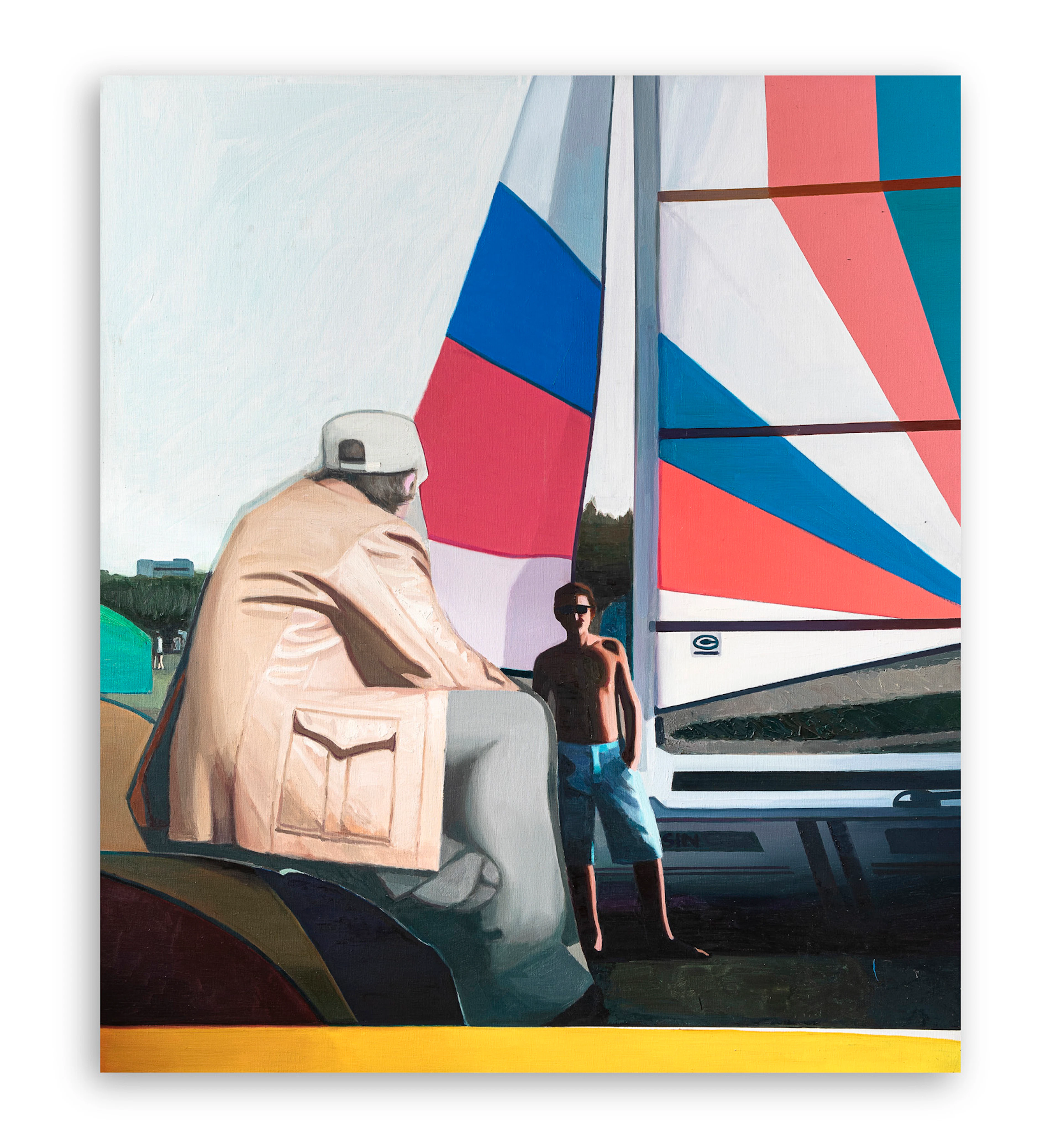 ROBERT FAKETE (1987) - Looking at him looking 3, 2014