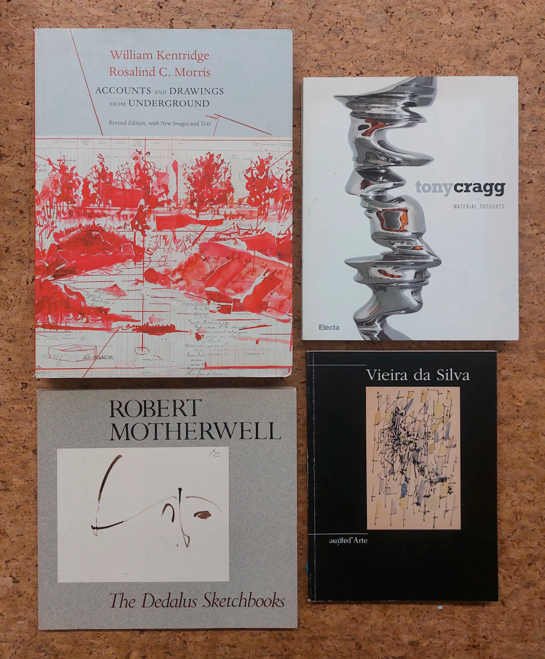 WILLIAM KENTRIDGE, VIEIRA DA SILVA, TONY CRAGG E ROBERT MOTHERWELL