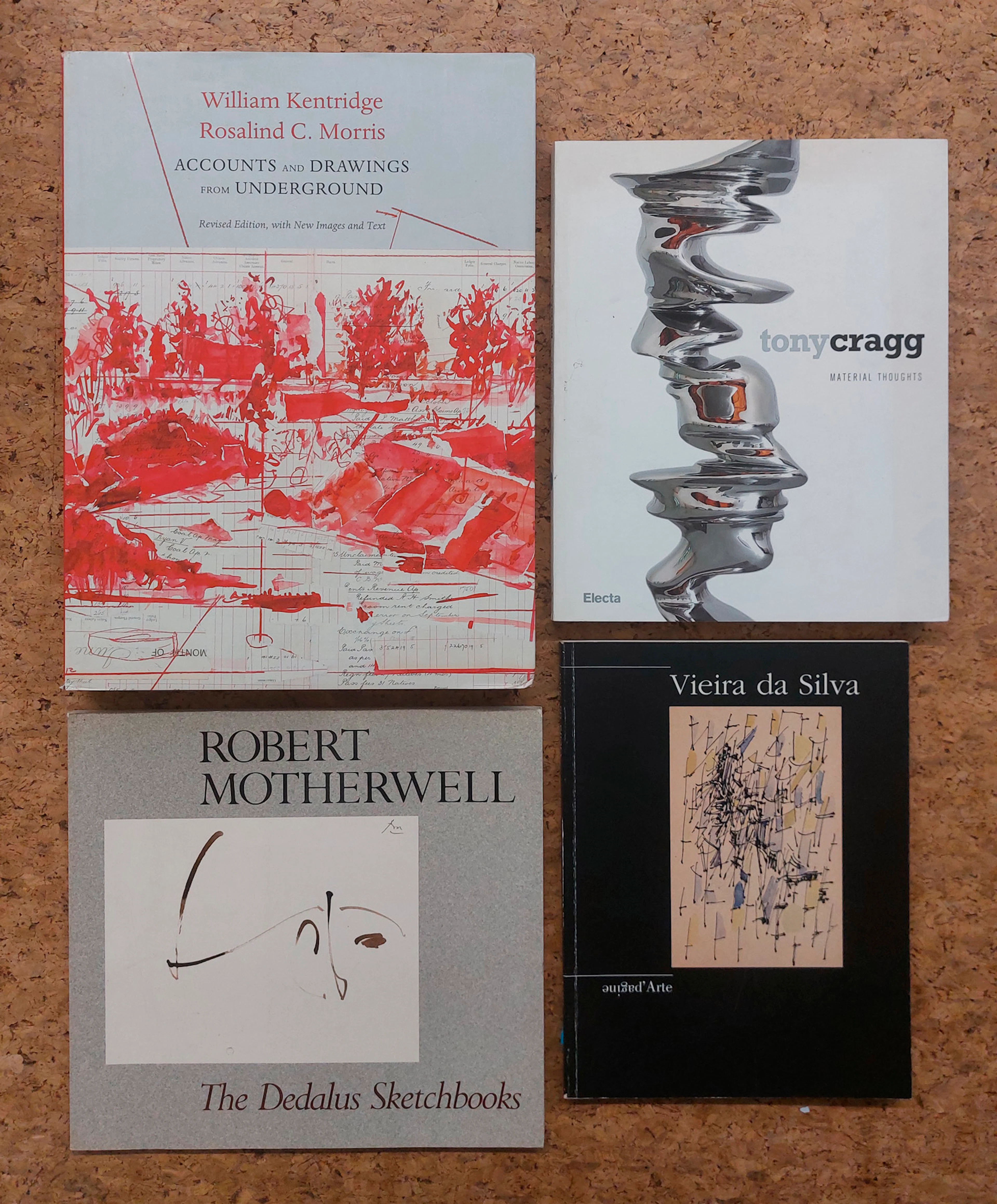 WILLIAM KENTRIDGE, VIEIRA DA SILVA, TONY CRAGG E ROBERT MOTHERWELL
