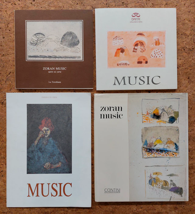 ANTON ZORAN MUSIC (OPERE SU CARTA) - Lotto unico di 4 cataloghi