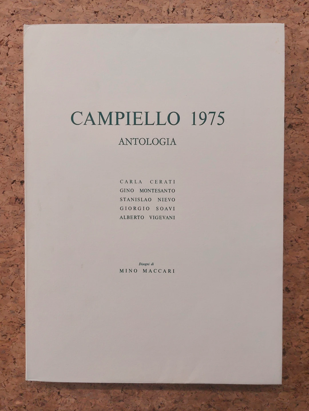 EDIZIONI D'ARTE (MINO MACCARI) - Antologia del Campiello 1975, 1975