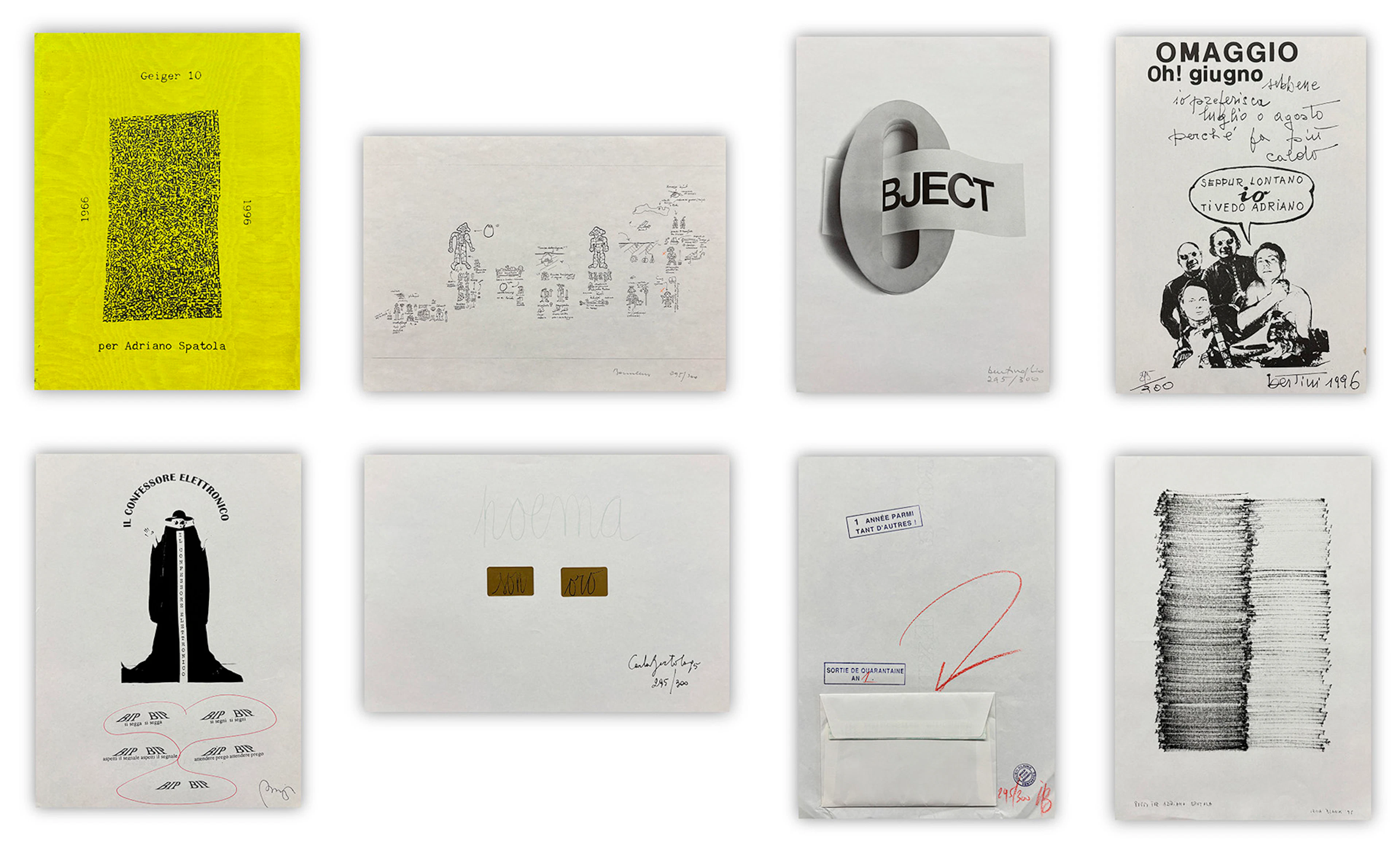 GEIGER - Antologia sperimentale. Geiger 10 per Adriano Spatola, 1966-1996, 1996