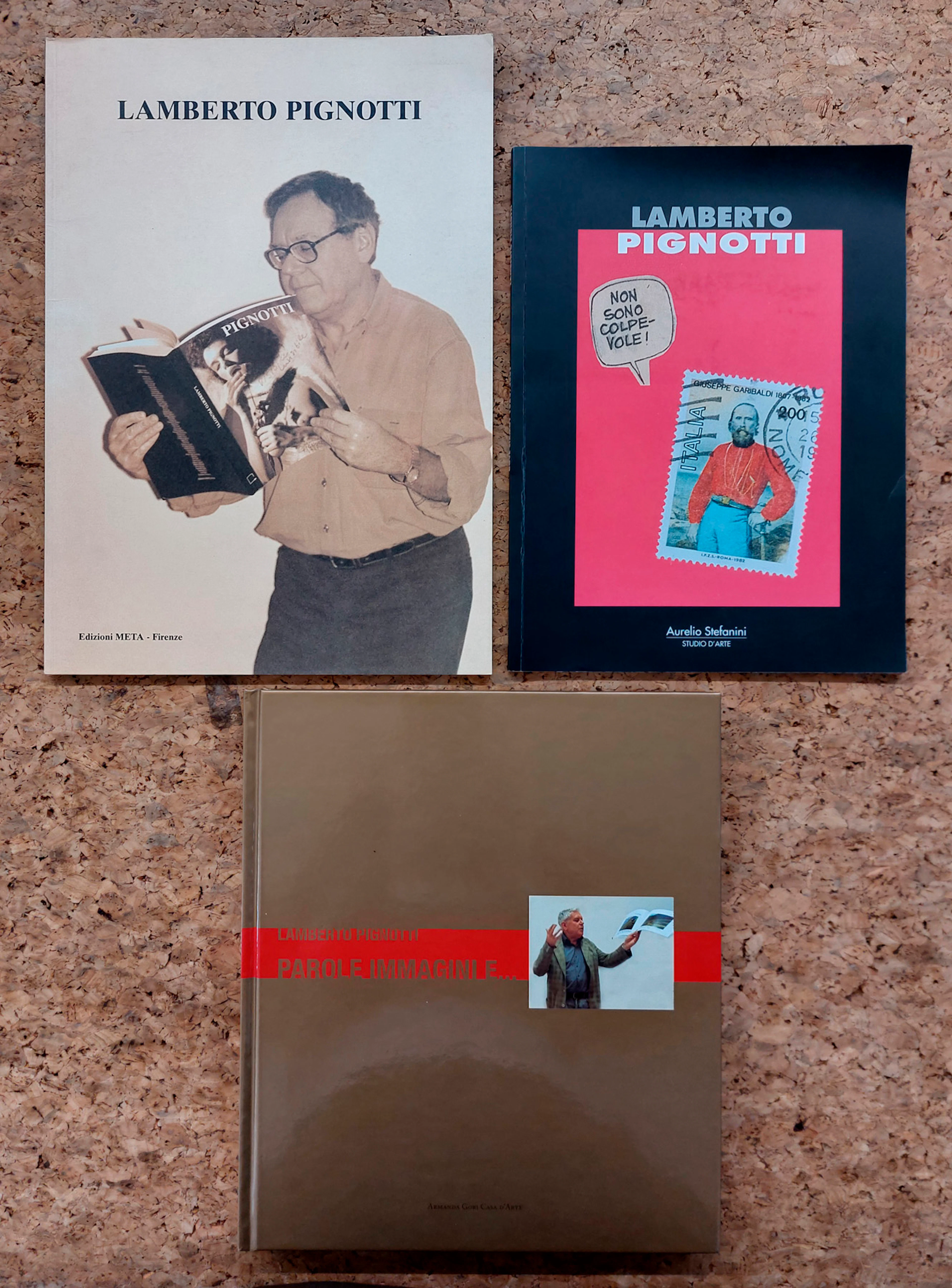 POESIA VISIVA (LAMBERTO PIGNOTTI) - Lotto unico di 3 cataloghi: